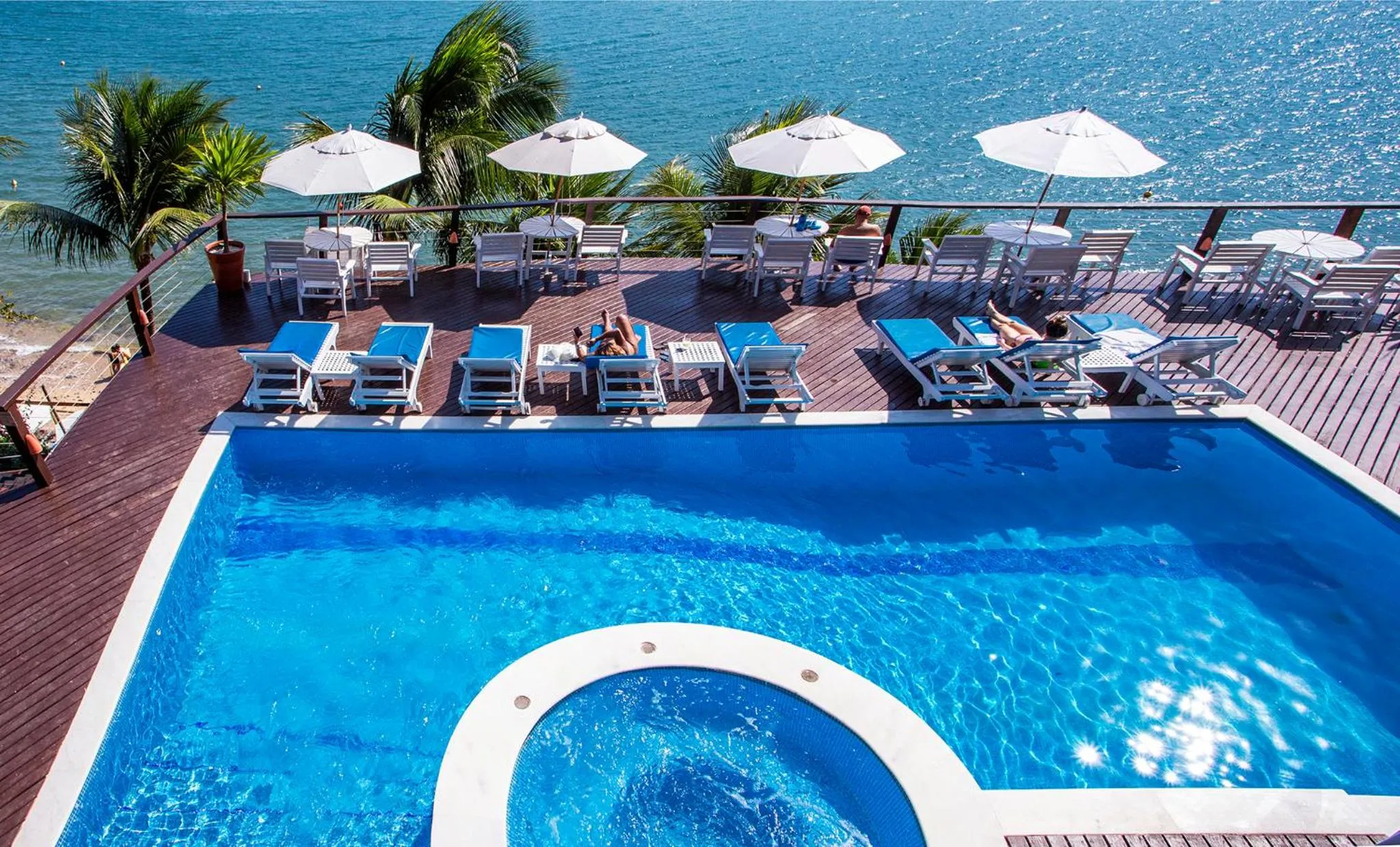 Pool view in Barra do Piuva Porto Hotel