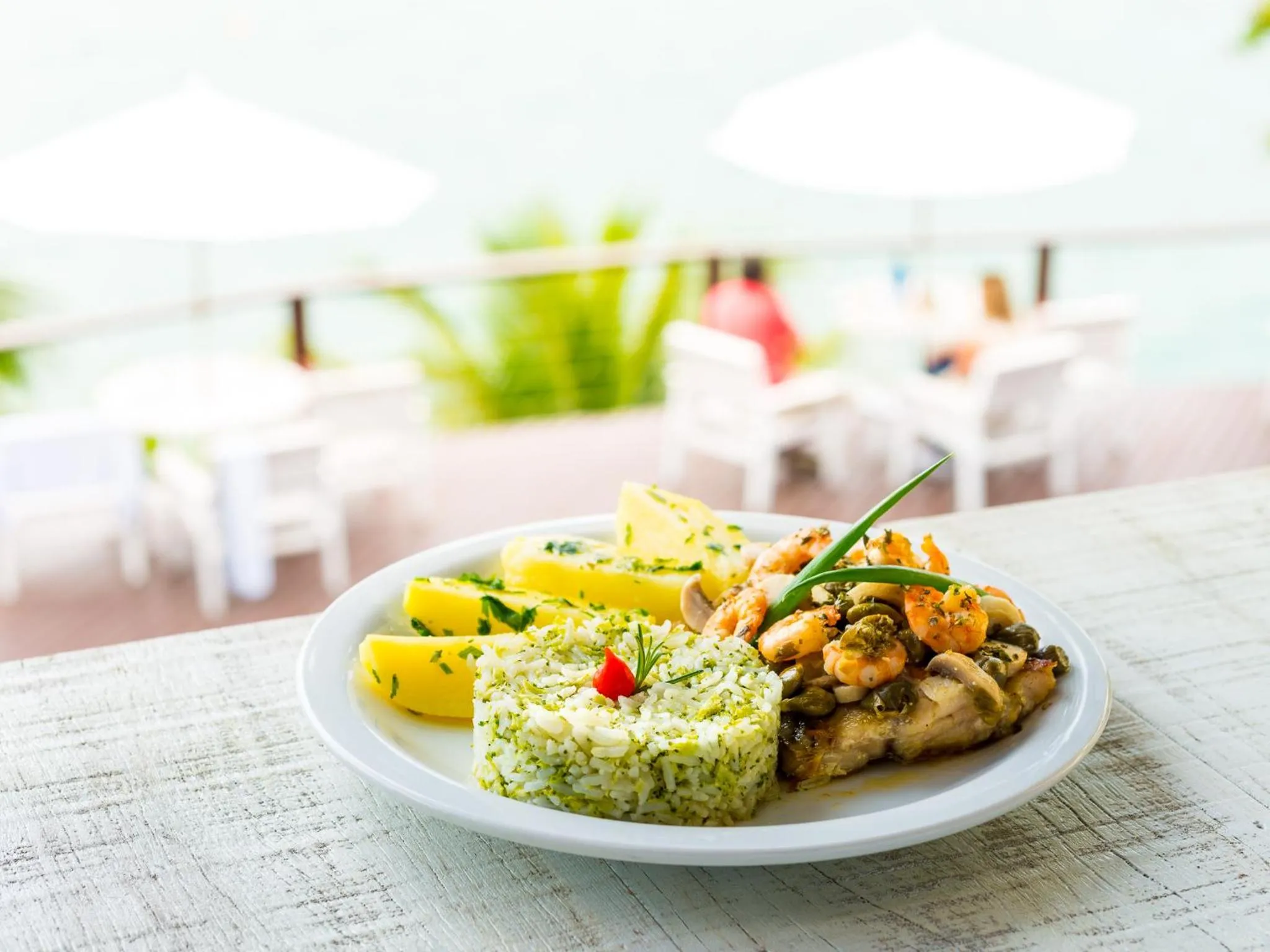 Food in Barra do Piuva Porto Hotel