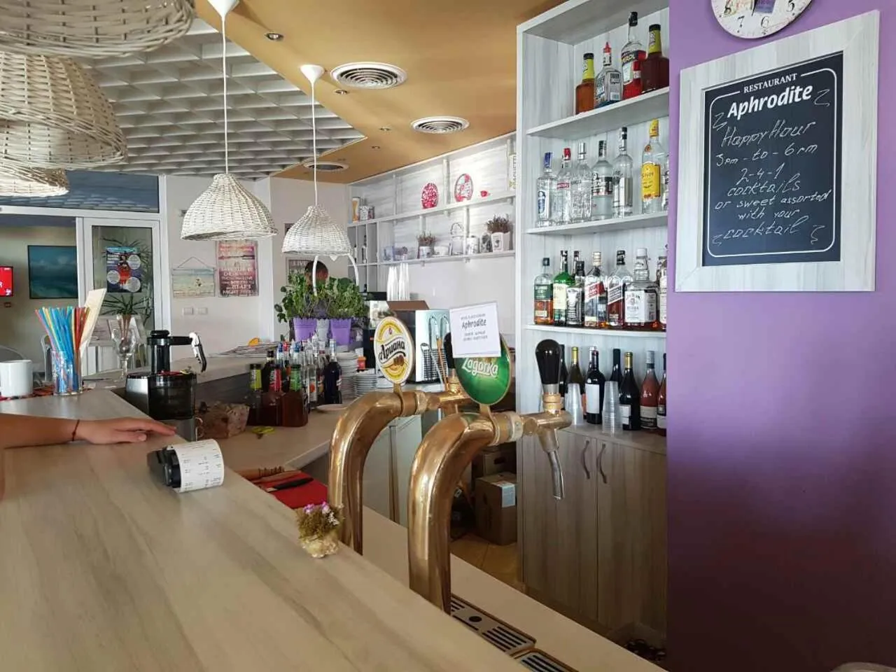 Restaurant/places to eat in Aphrodite Beach Hotel