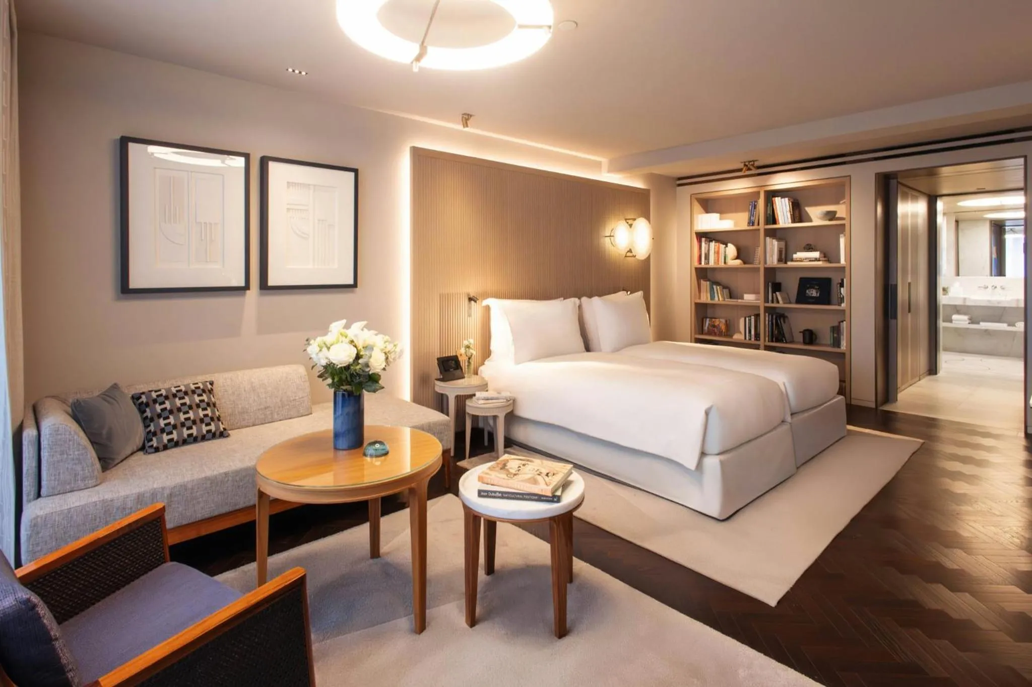 Photo of the whole room, Bed in Mandarin Oriental Lutetia, Paris