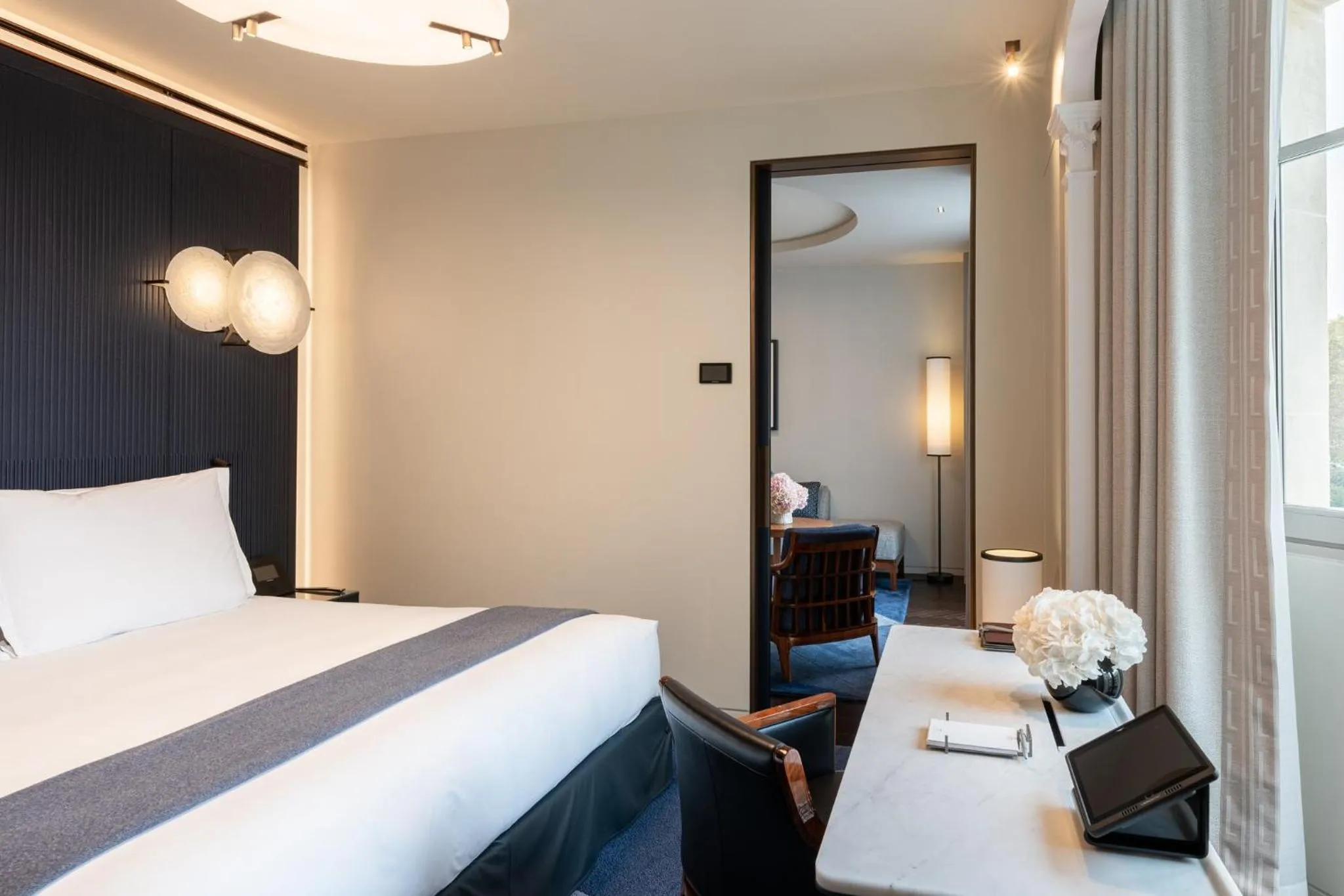 Photo of the whole room, Bed in Mandarin Oriental Lutetia, Paris