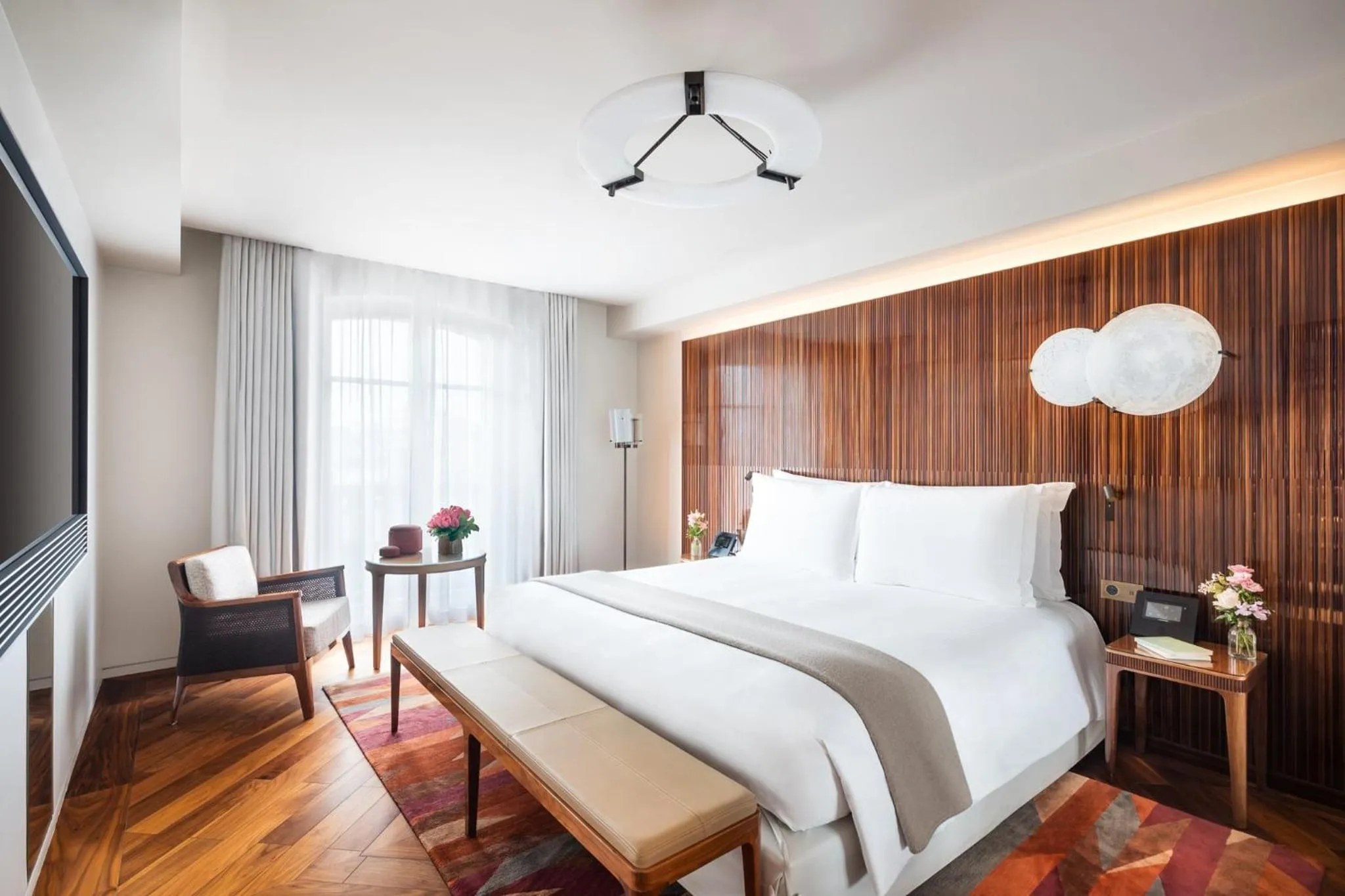 Photo of the whole room, Bed in Mandarin Oriental Lutetia, Paris