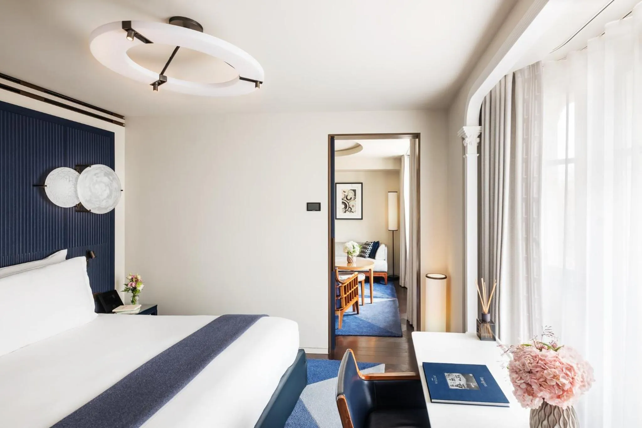 Photo of the whole room, Bed in Mandarin Oriental Lutetia, Paris