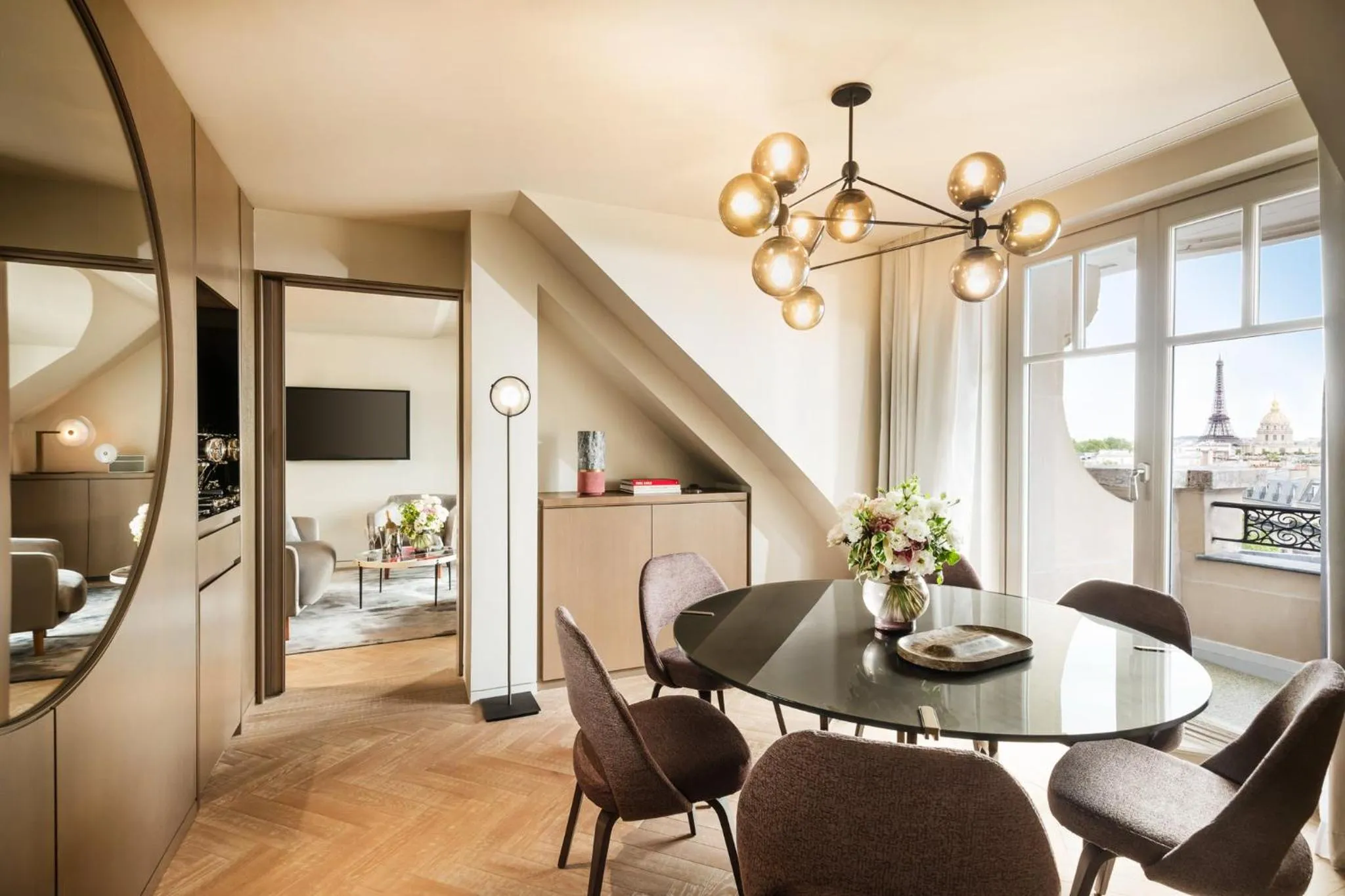 Living room in Mandarin Oriental Lutetia, Paris