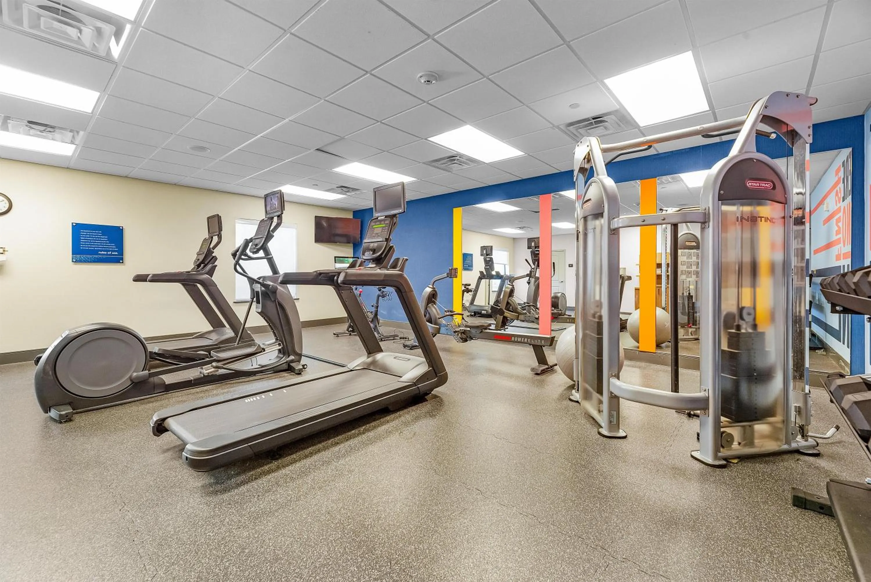 Fitness centre/facilities in Hampton Inn & Suites New Braunfels