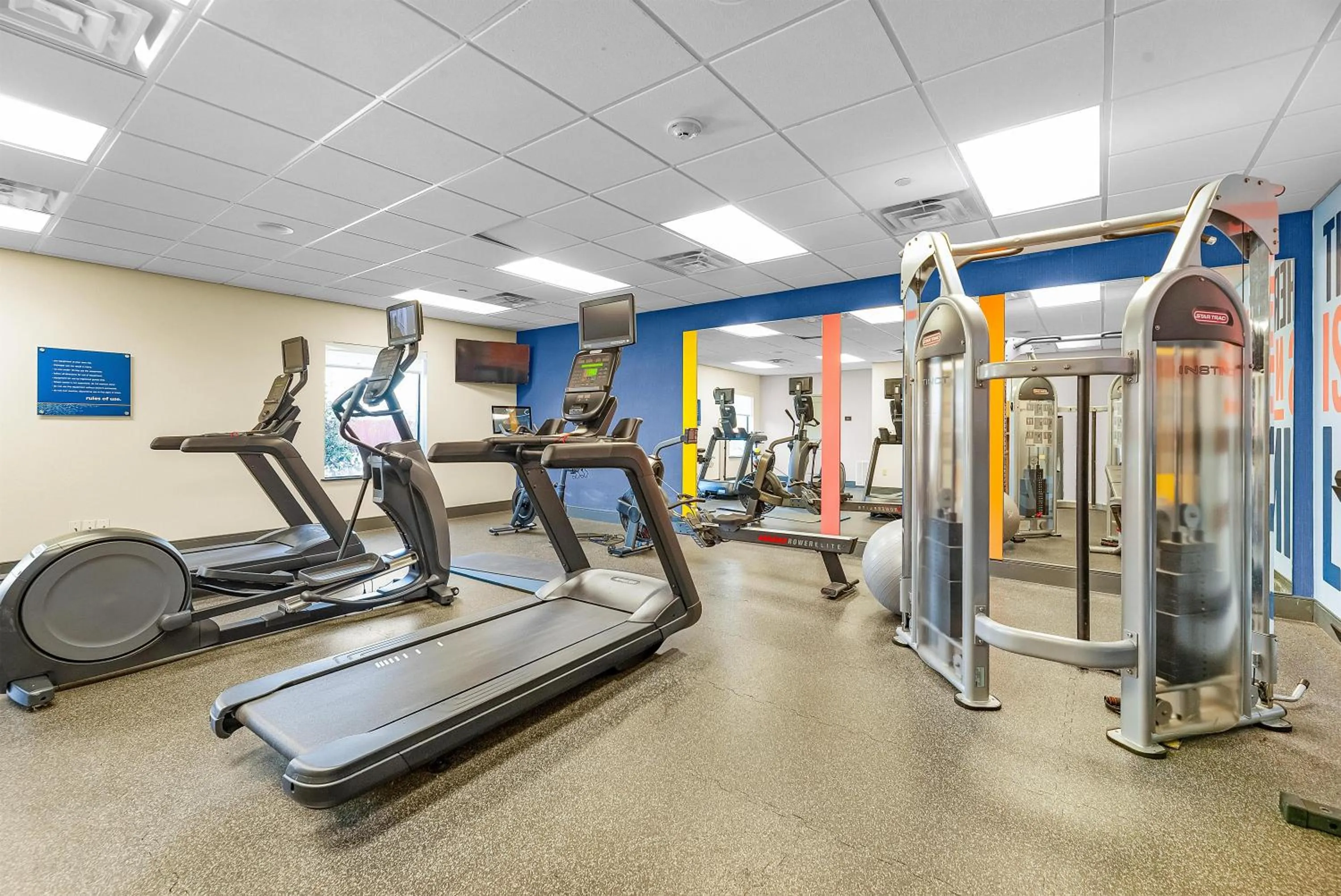 Fitness centre/facilities in Hampton Inn & Suites New Braunfels