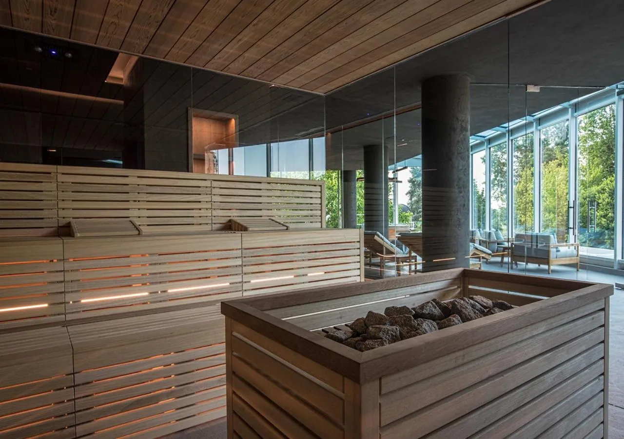 Sauna in Terme Preistoriche Resort & Spa