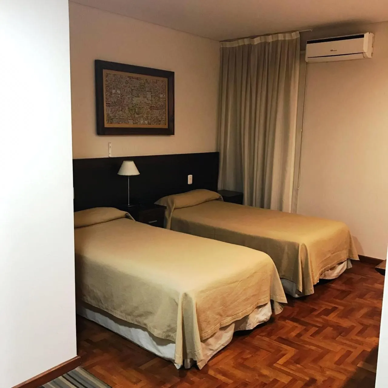 Bed in Hotel Cervantes