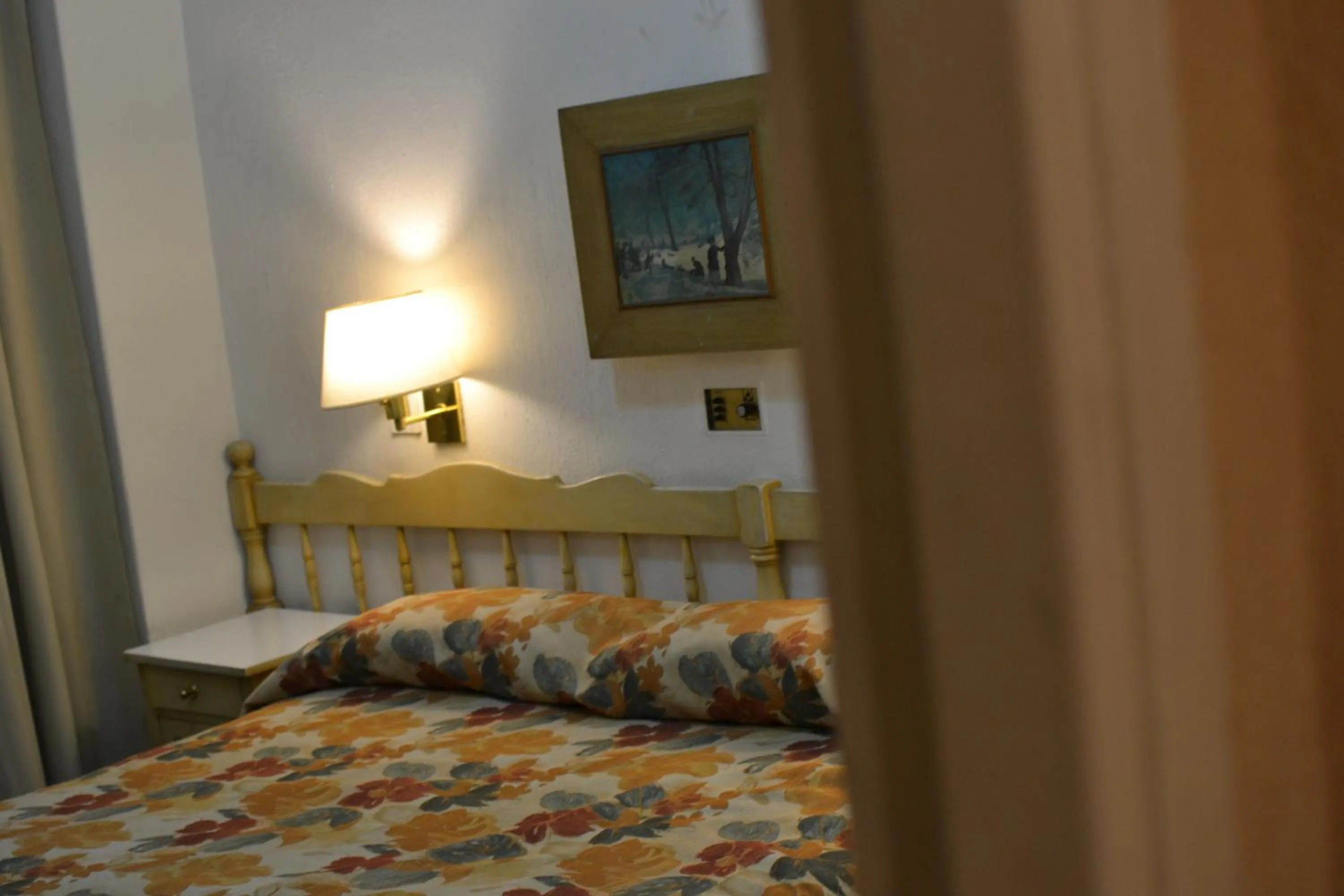 Bed in Hotel Cervantes