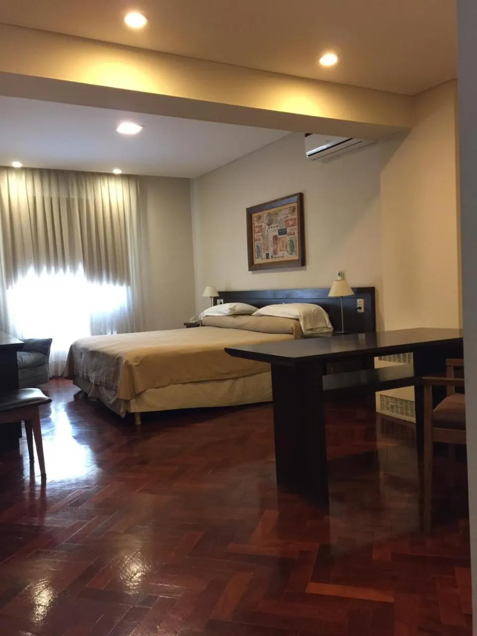 Bed in Hotel Cervantes