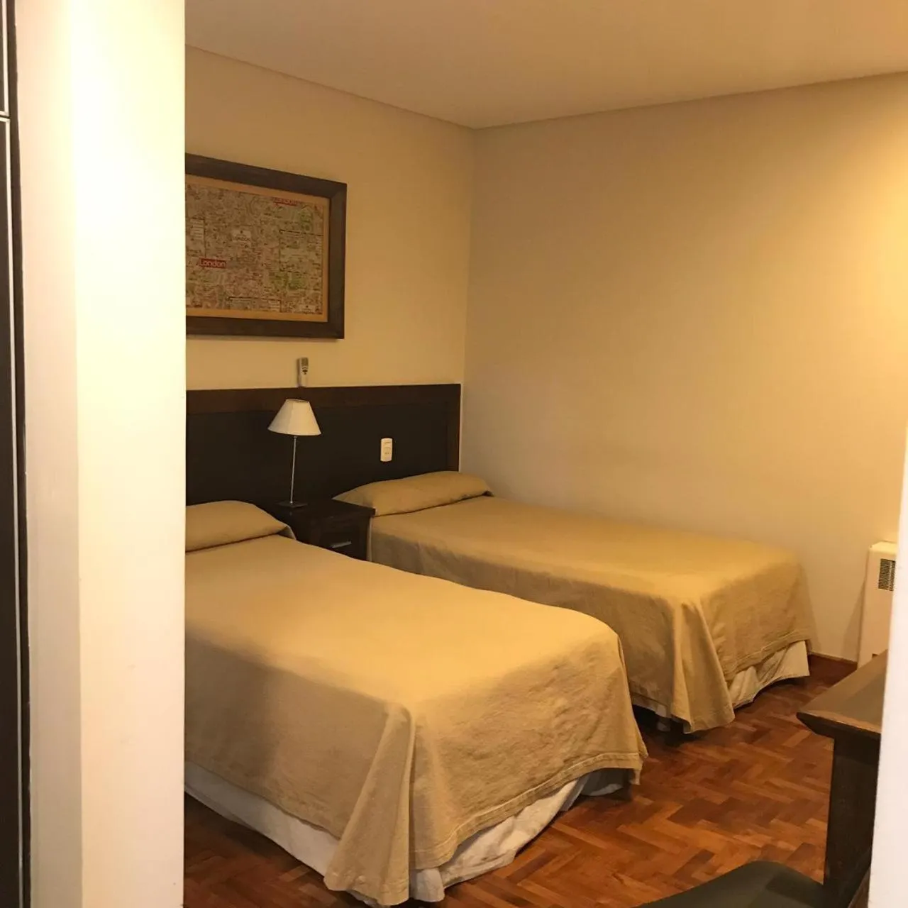 Bed in Hotel Cervantes