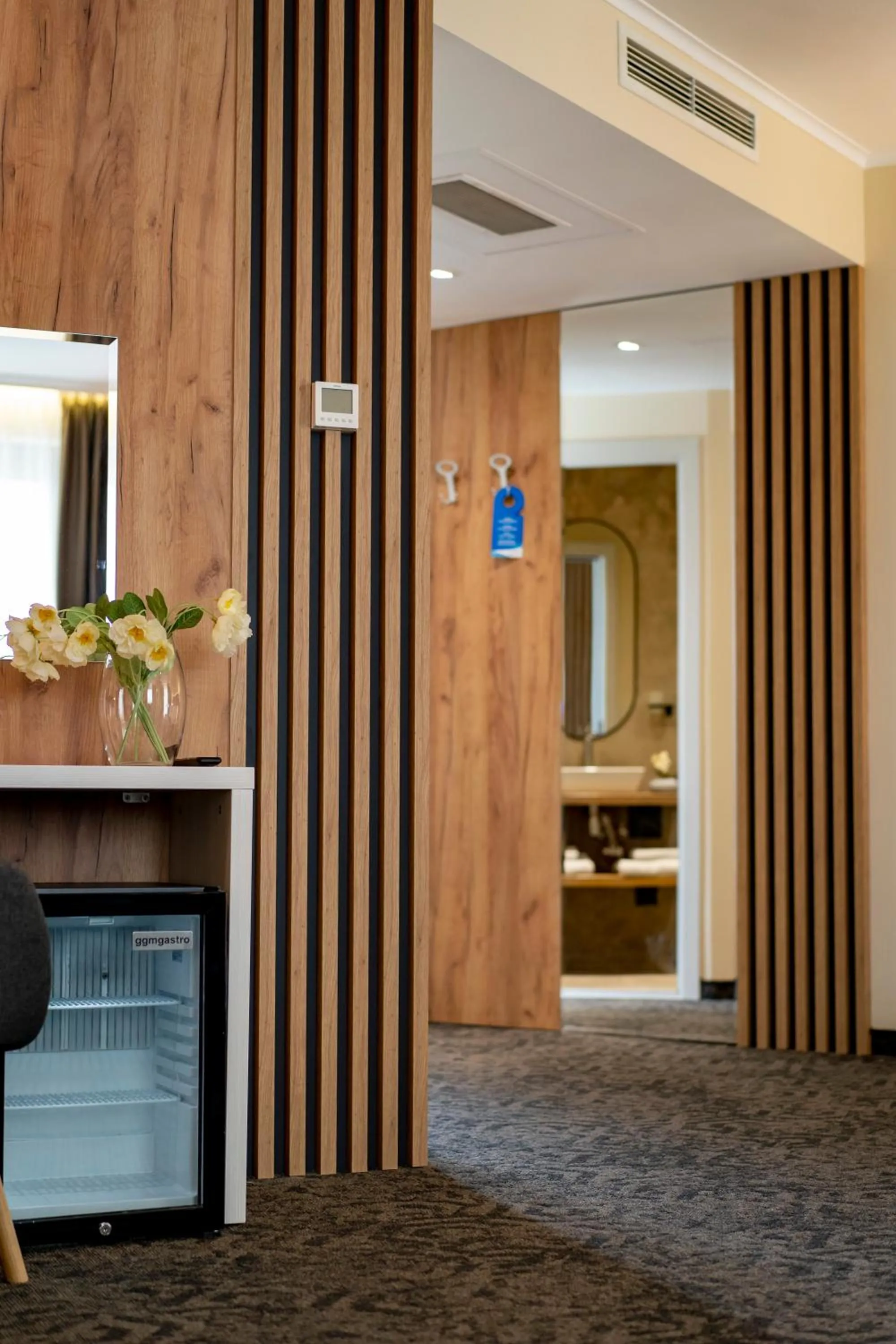 Seating area in Aqua Hotel