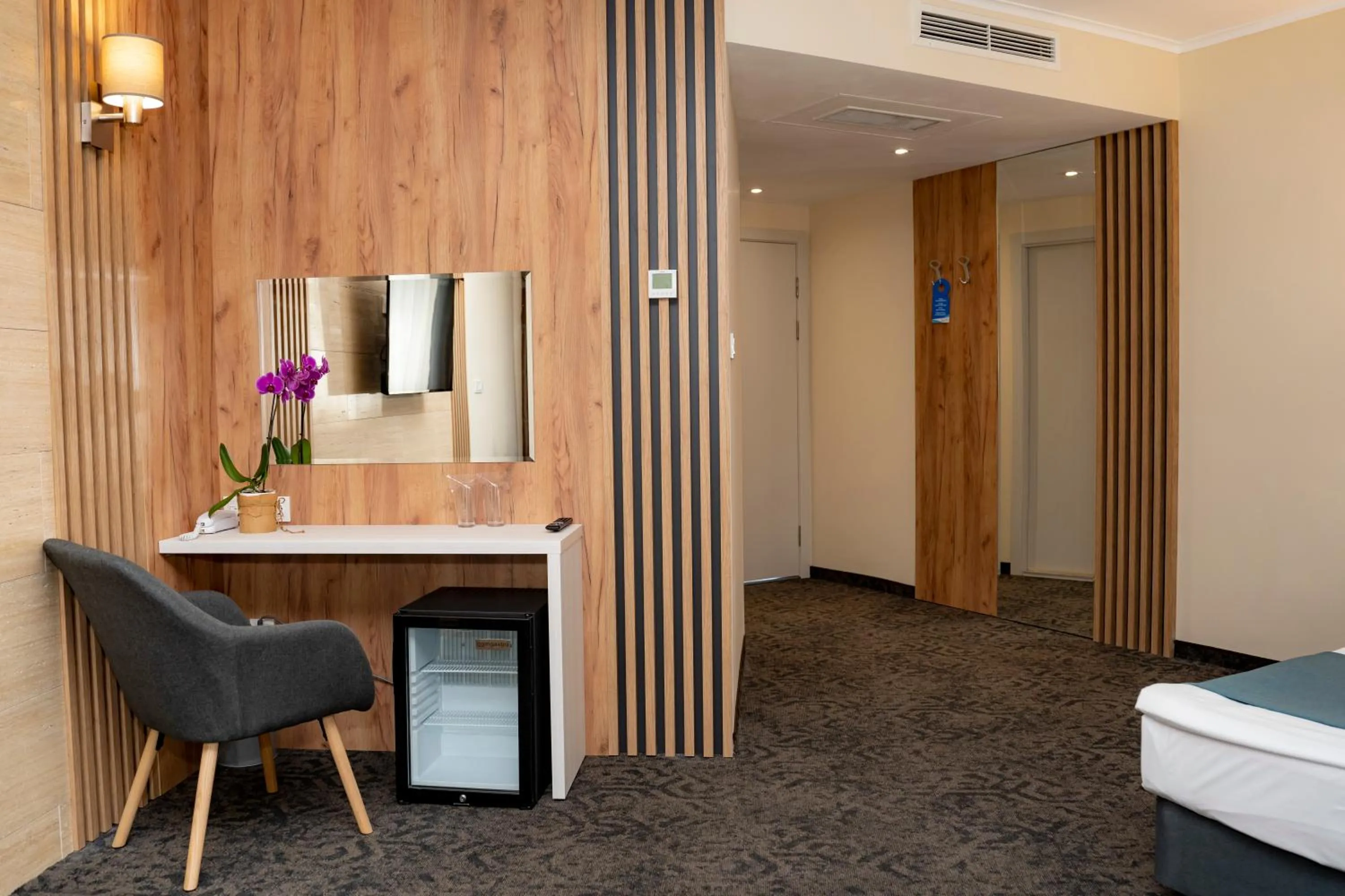 Seating area in Aqua Hotel