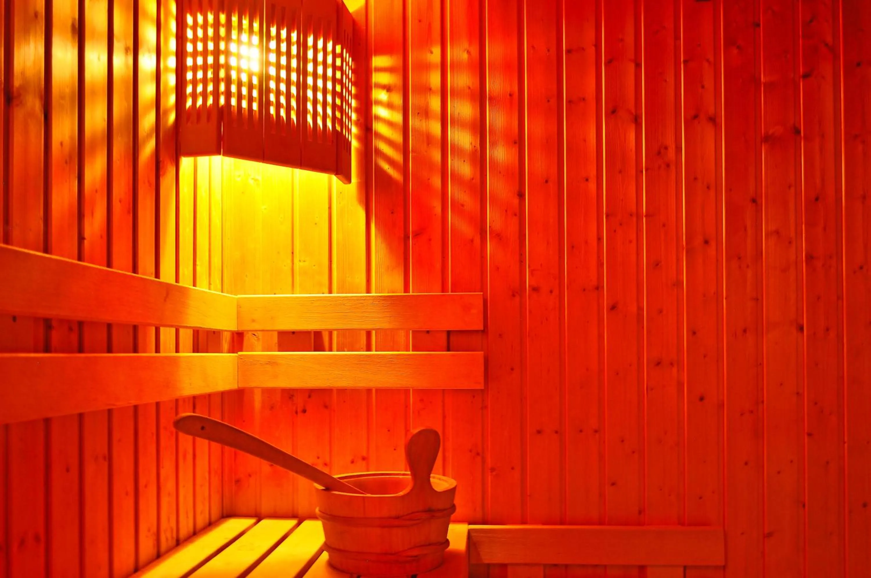 Sauna in Aqua Hotel