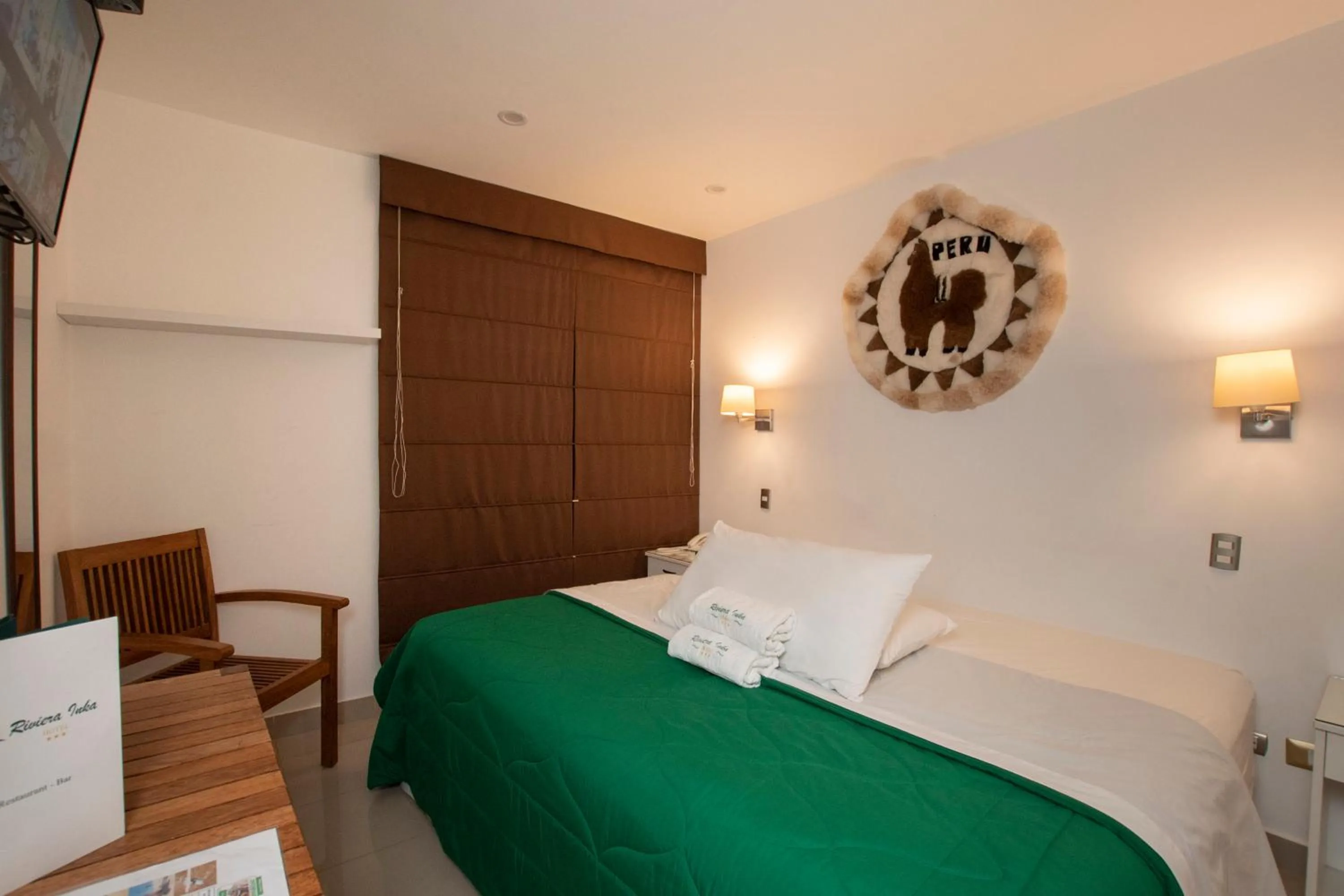 Bed in Hotel Riviera Inka Paracas