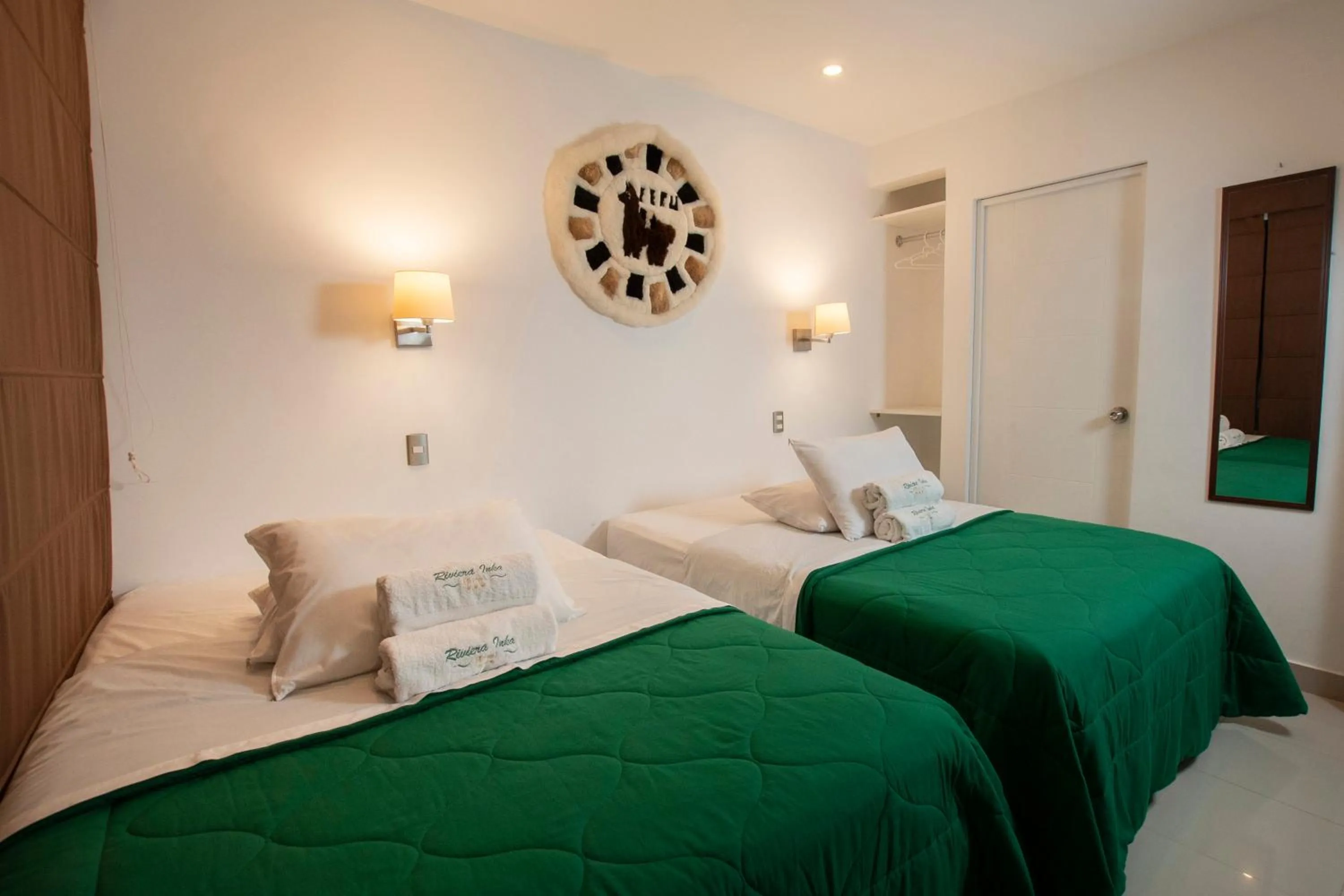 Bathroom, Bed in Hotel Riviera Inka Paracas