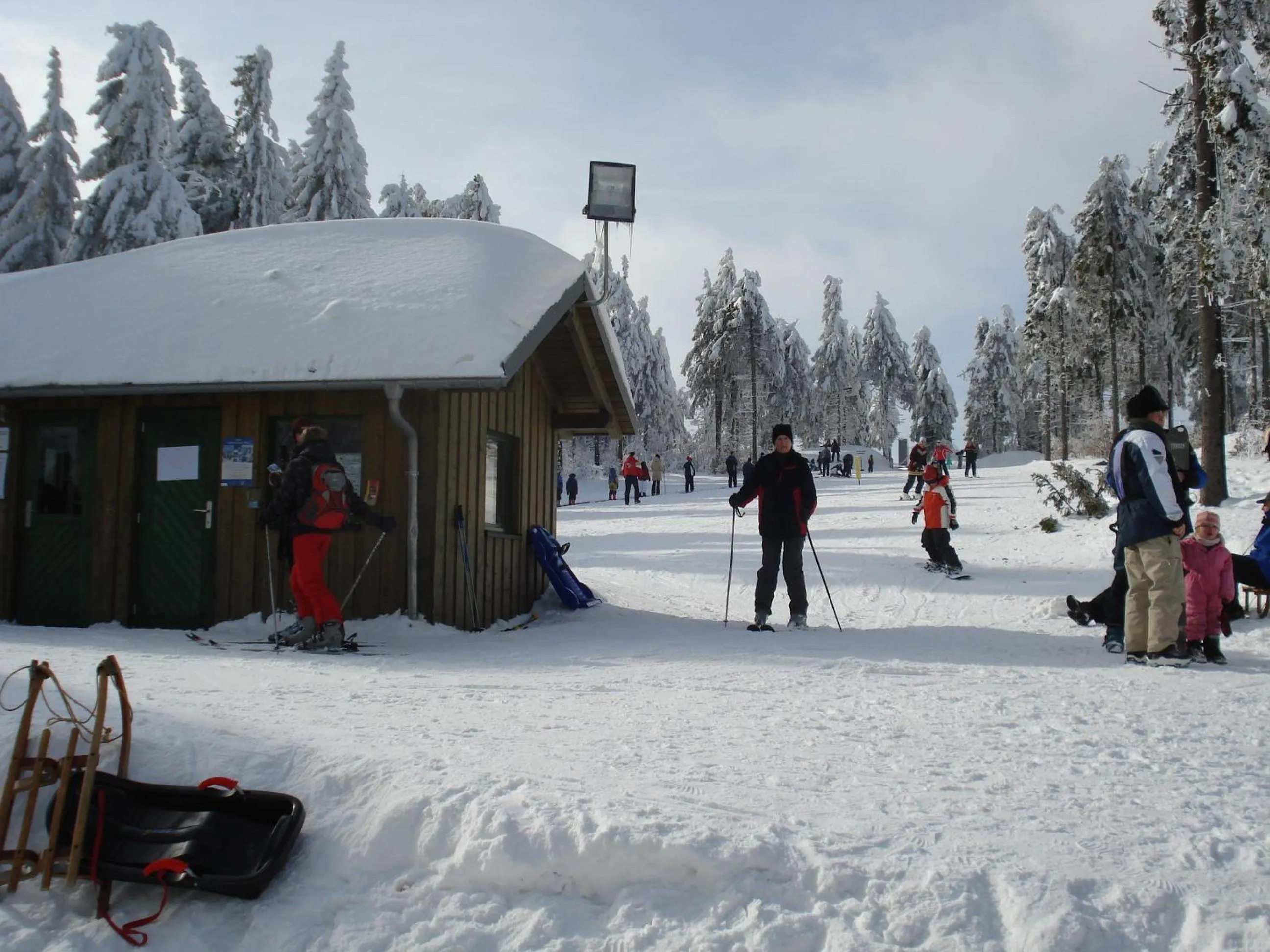Skiing in Gästehaus Hochrhönblick