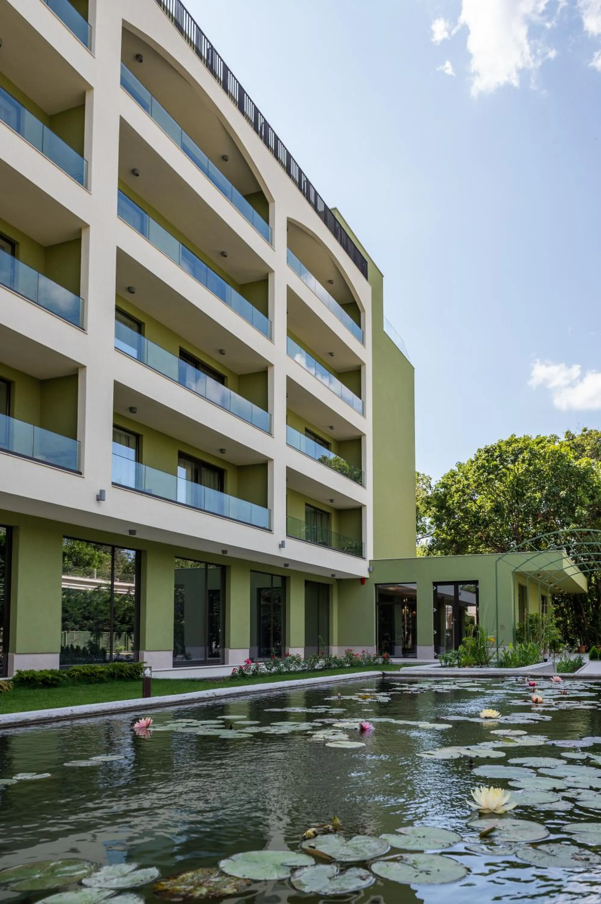 Property building in Romance Hotel and Family Suites