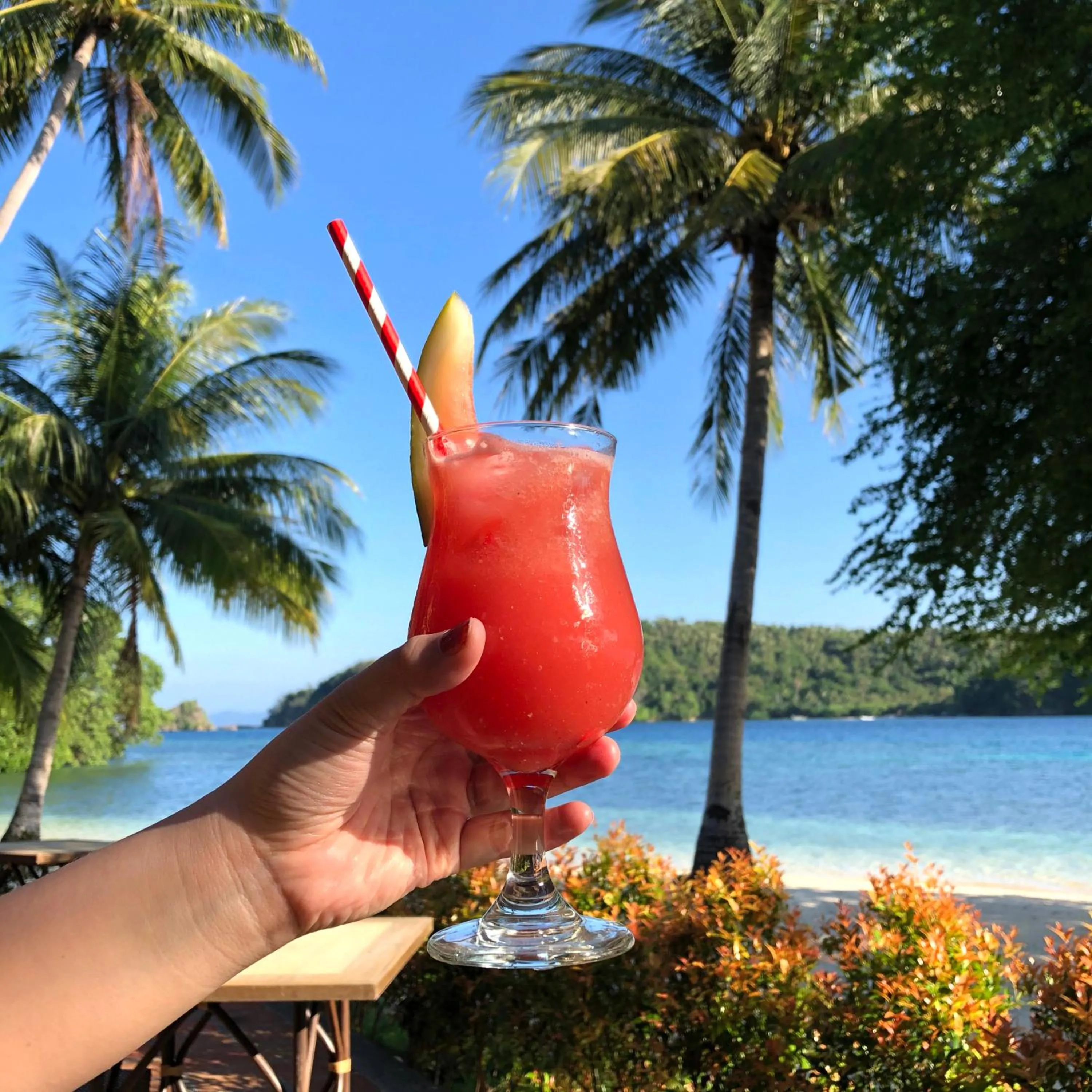 Food and drinks in Fridays Puerto Galera