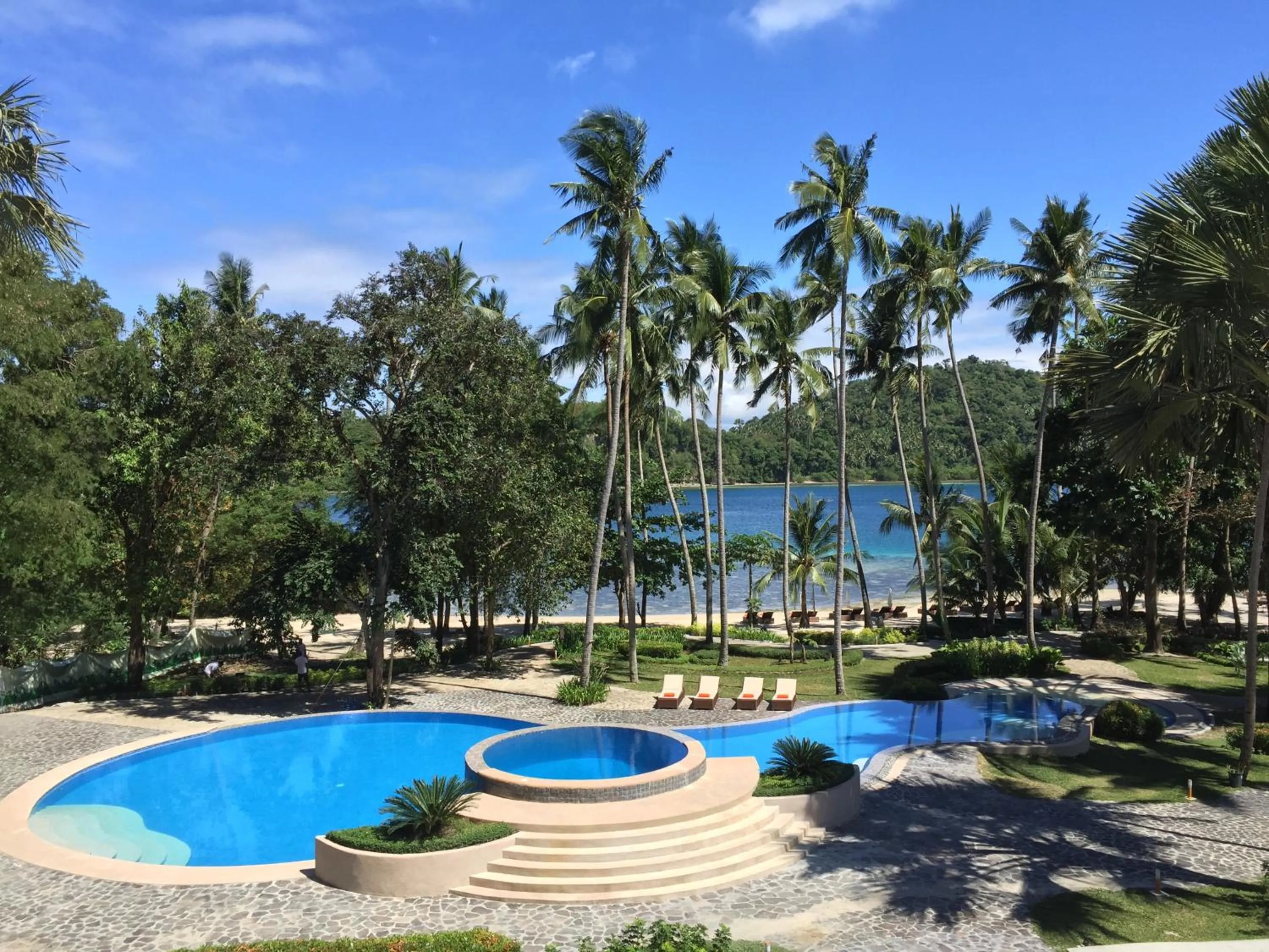 Swimming pool in Fridays Puerto Galera
