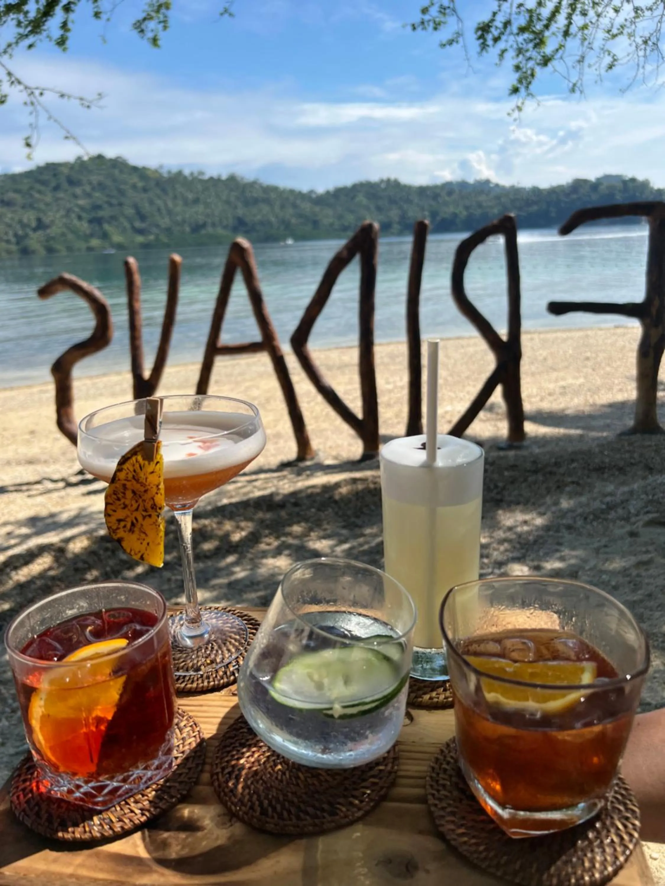 Food and drinks in Fridays Puerto Galera