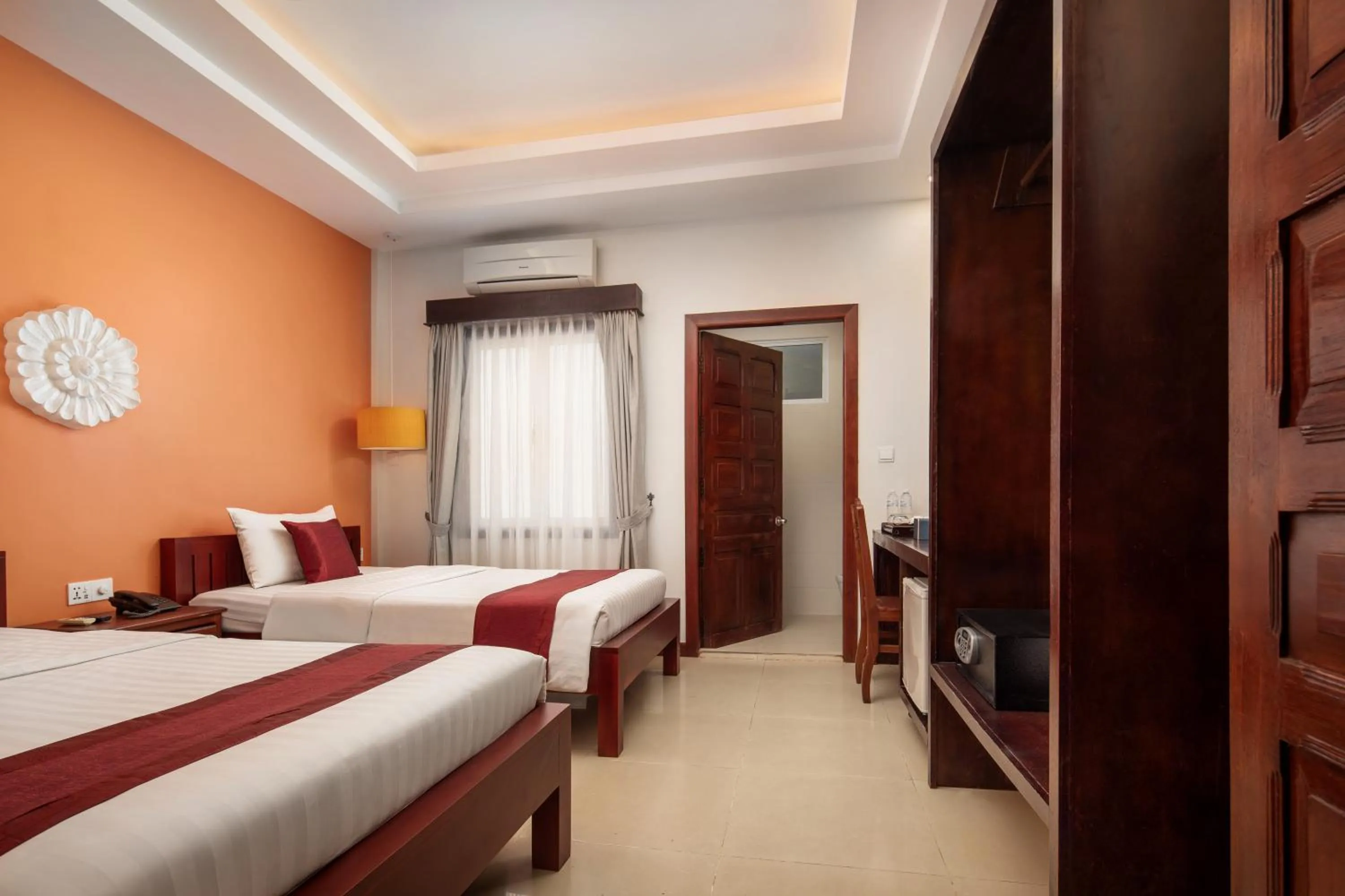 Bedroom, Bed in Lavender Angkor Boutique