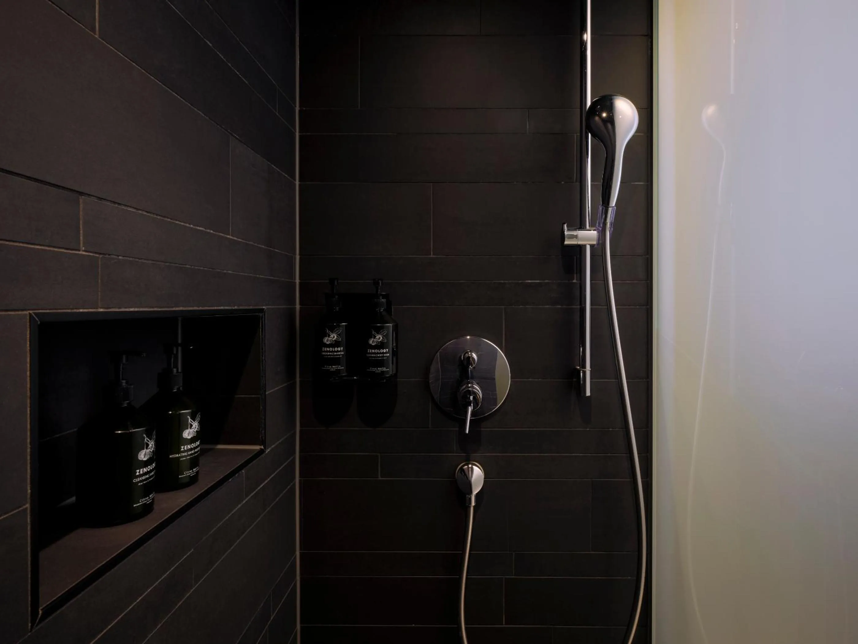 Shower in Max Brown Hotel 5th District, part of Sircle Collection