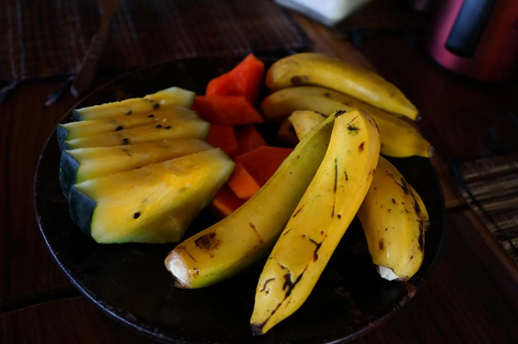 Food close-up in Rinjani Mountain Garden