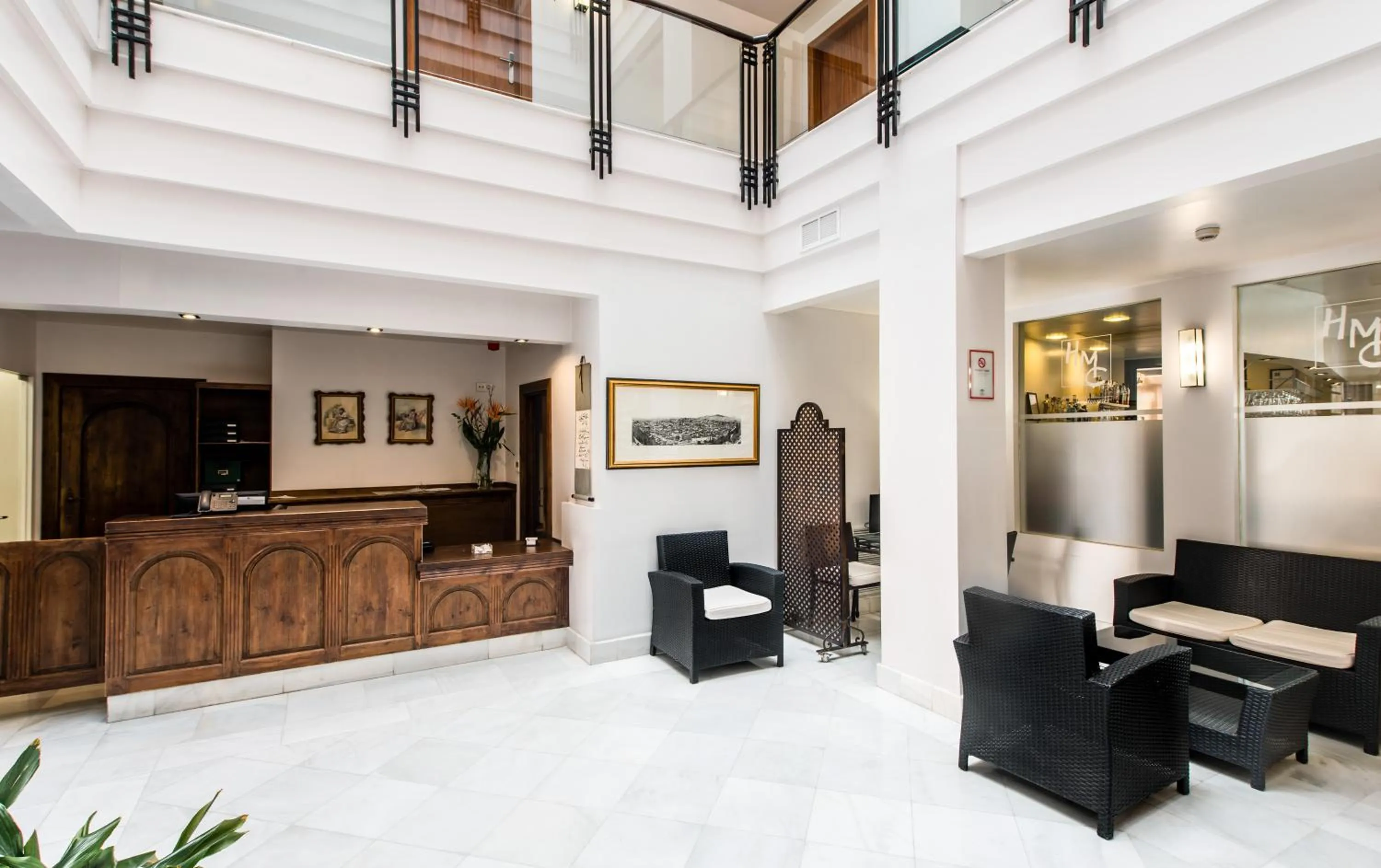 Lobby or reception in Monjas del Carmen Hotel