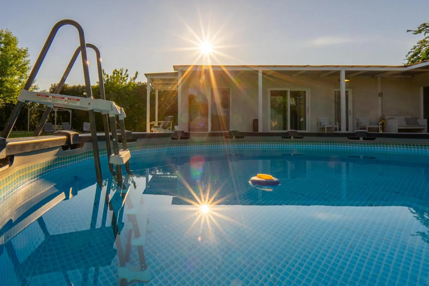 Pool view in Il Giardino Di Rebecca