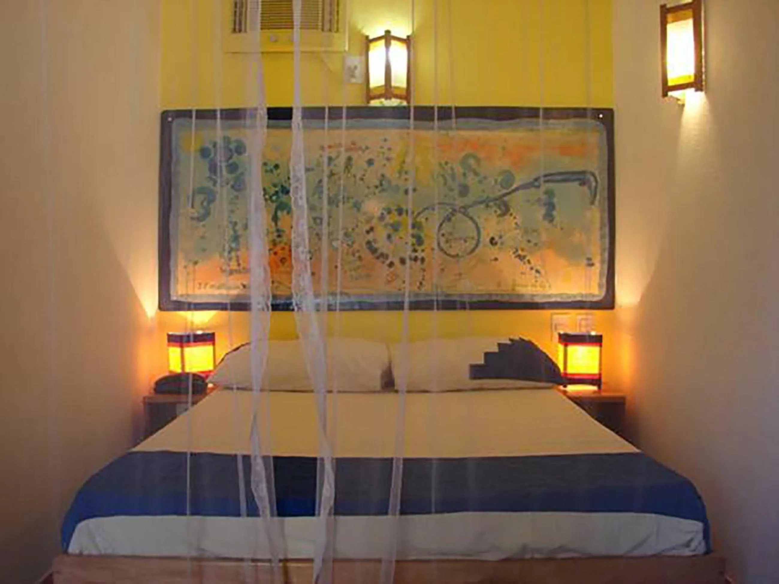 Bed in Art Hotel Aos Sinos Dos Anjos