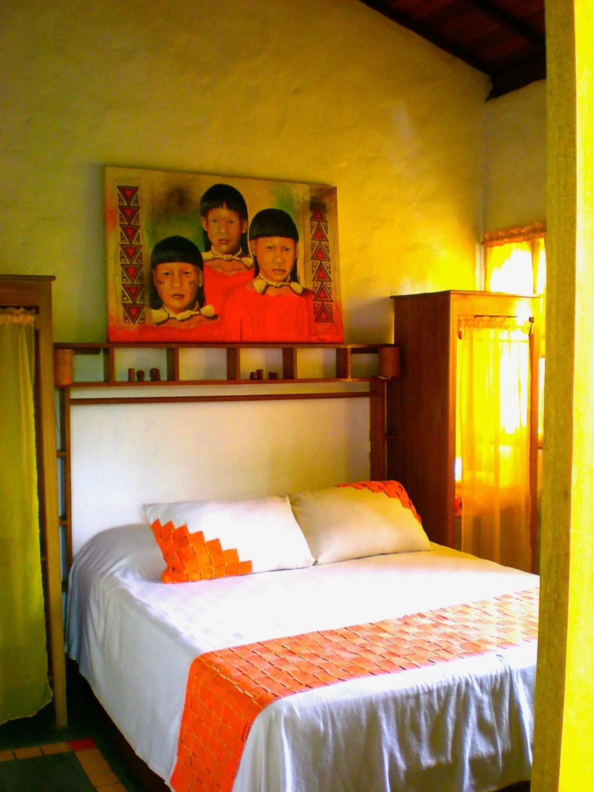 Bed in Art Hotel Aos Sinos Dos Anjos