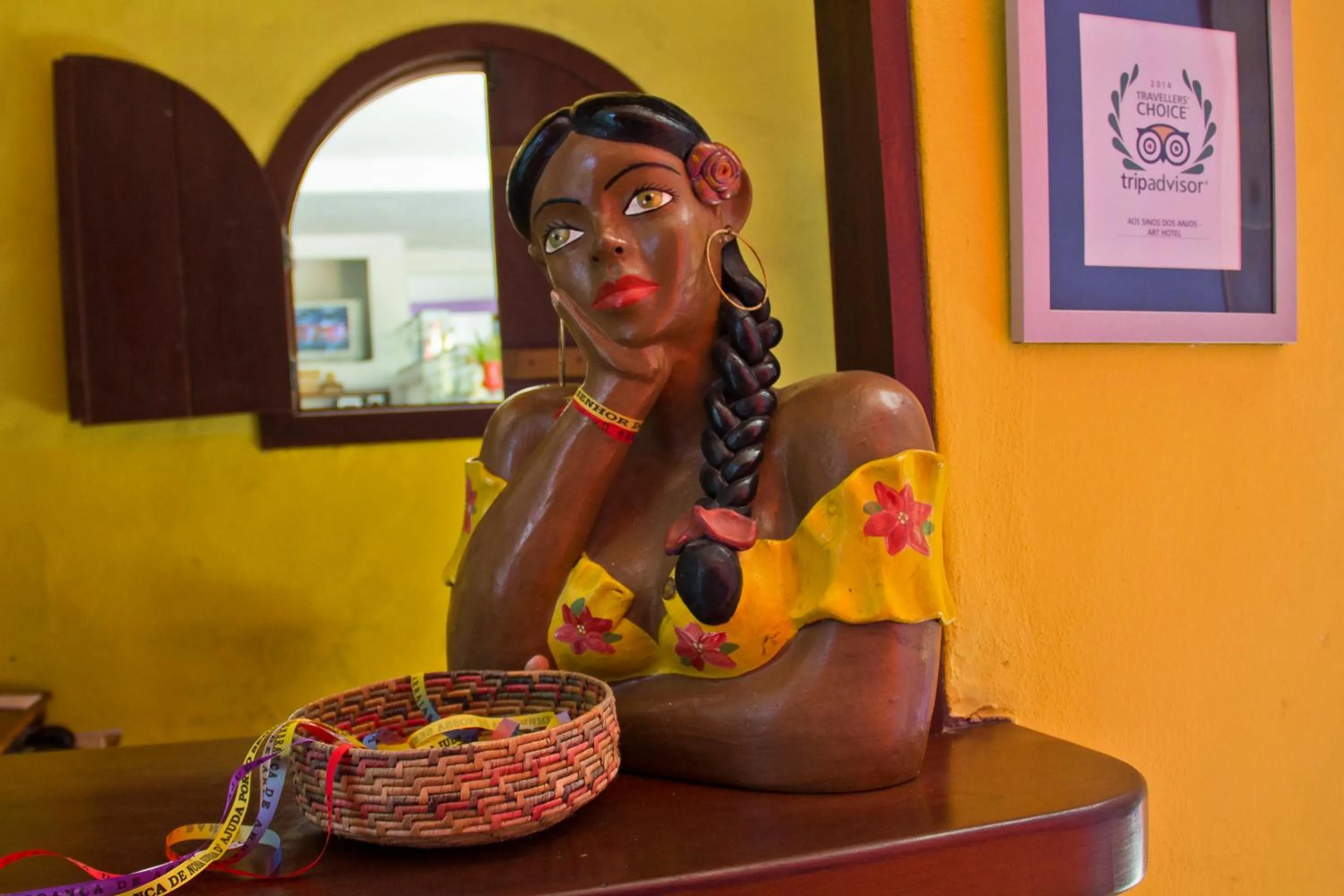 Decorative detail in Art Hotel Aos Sinos Dos Anjos