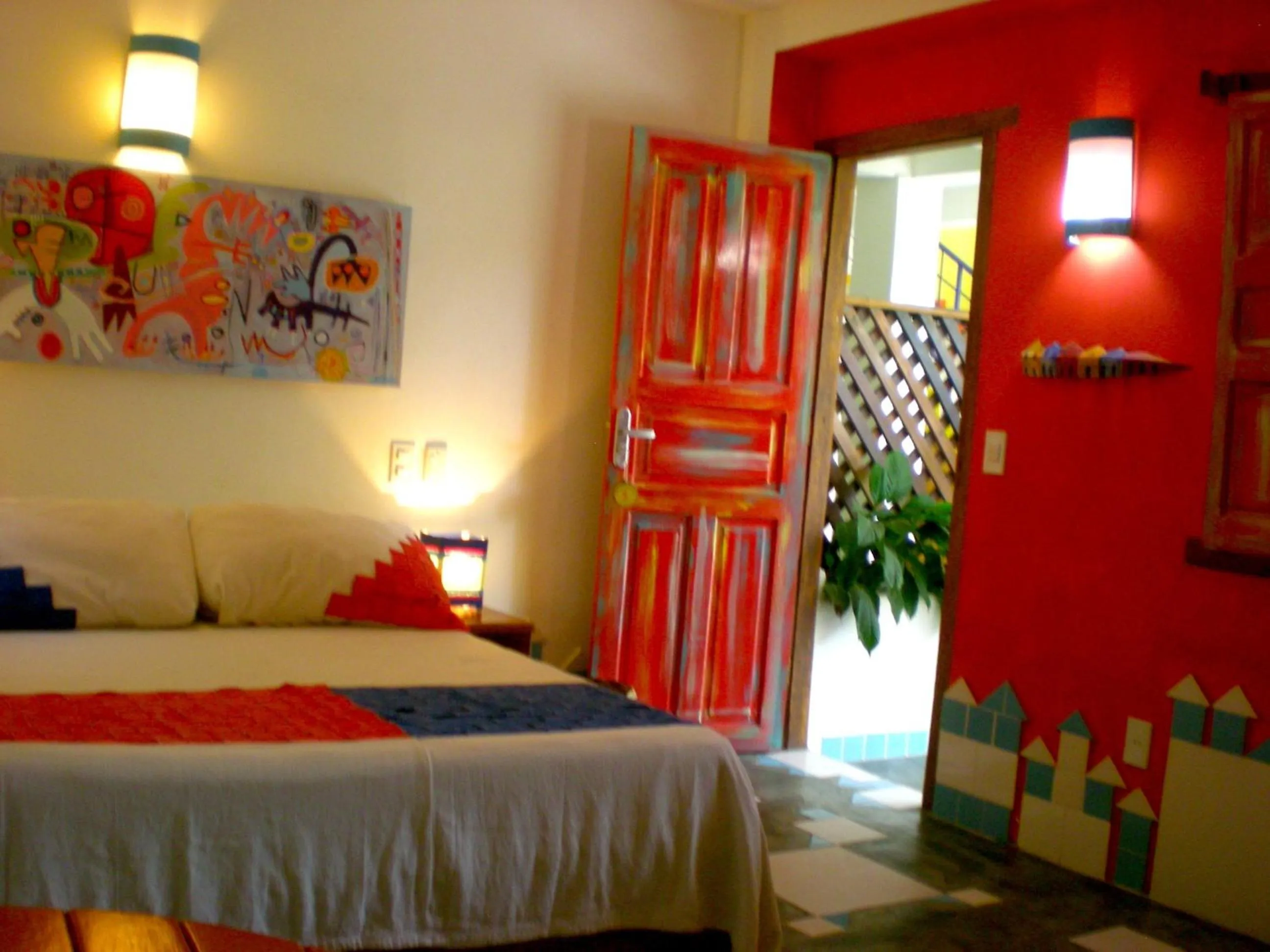 Bed in Art Hotel Aos Sinos Dos Anjos