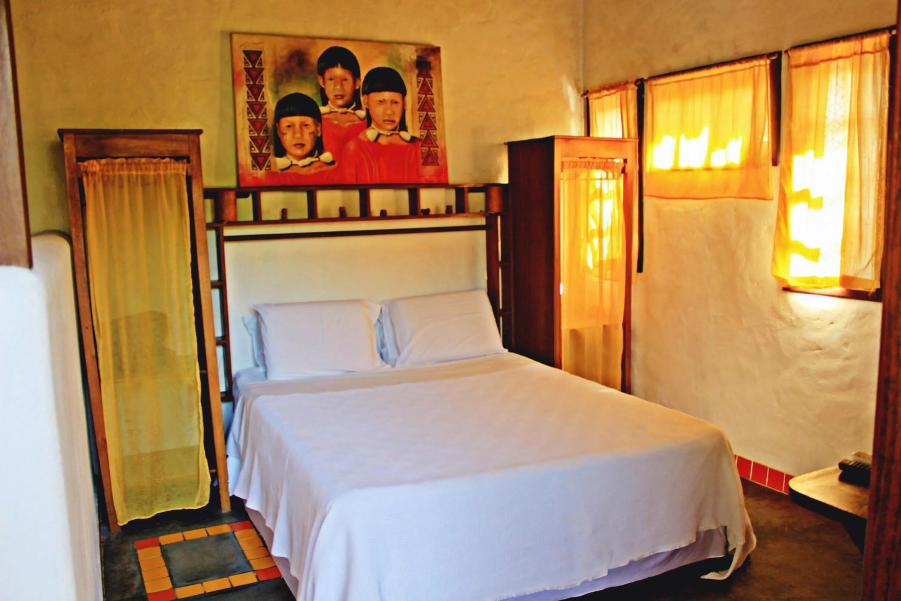 Bed in Art Hotel Aos Sinos Dos Anjos