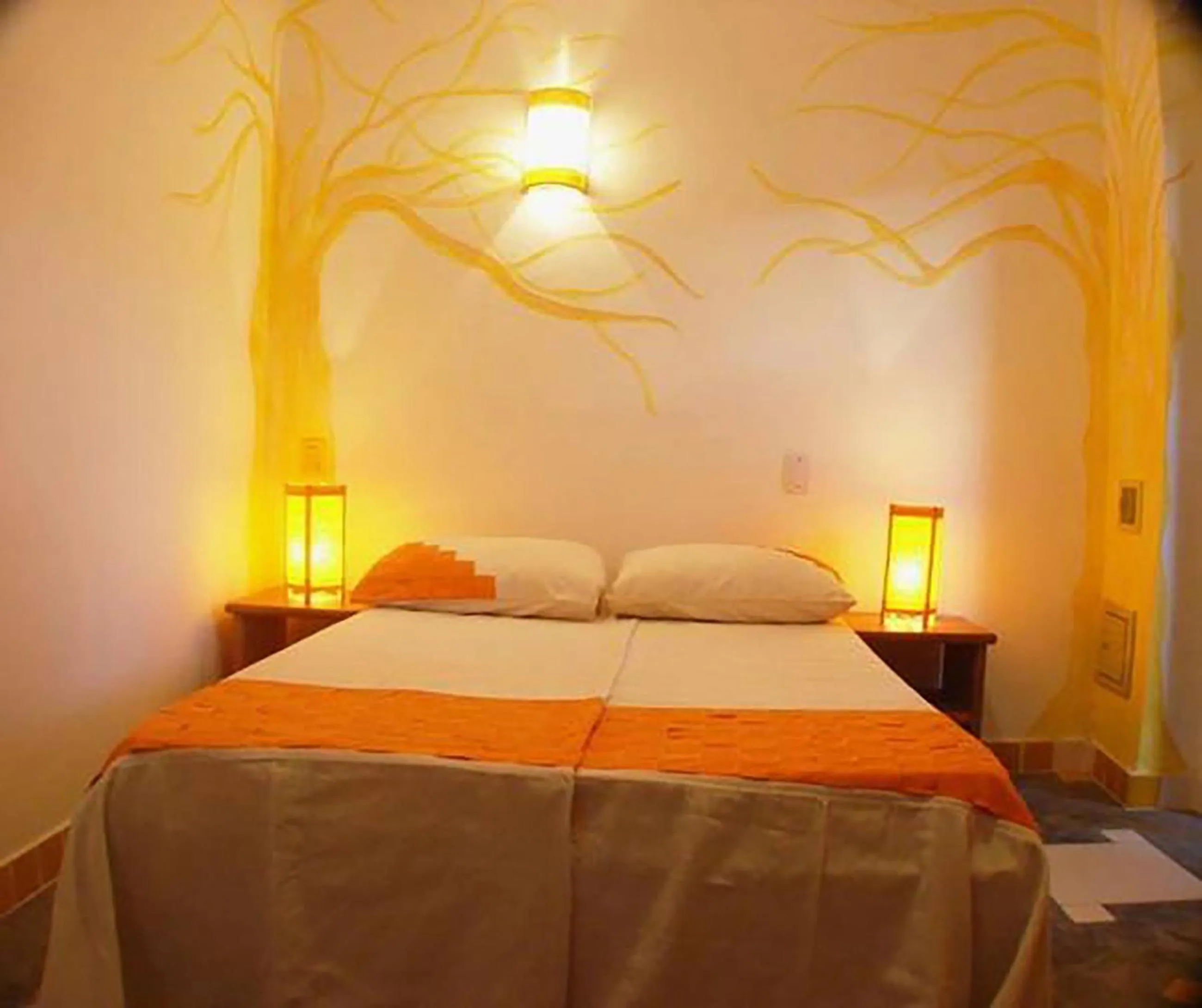 Bed in Art Hotel Aos Sinos Dos Anjos