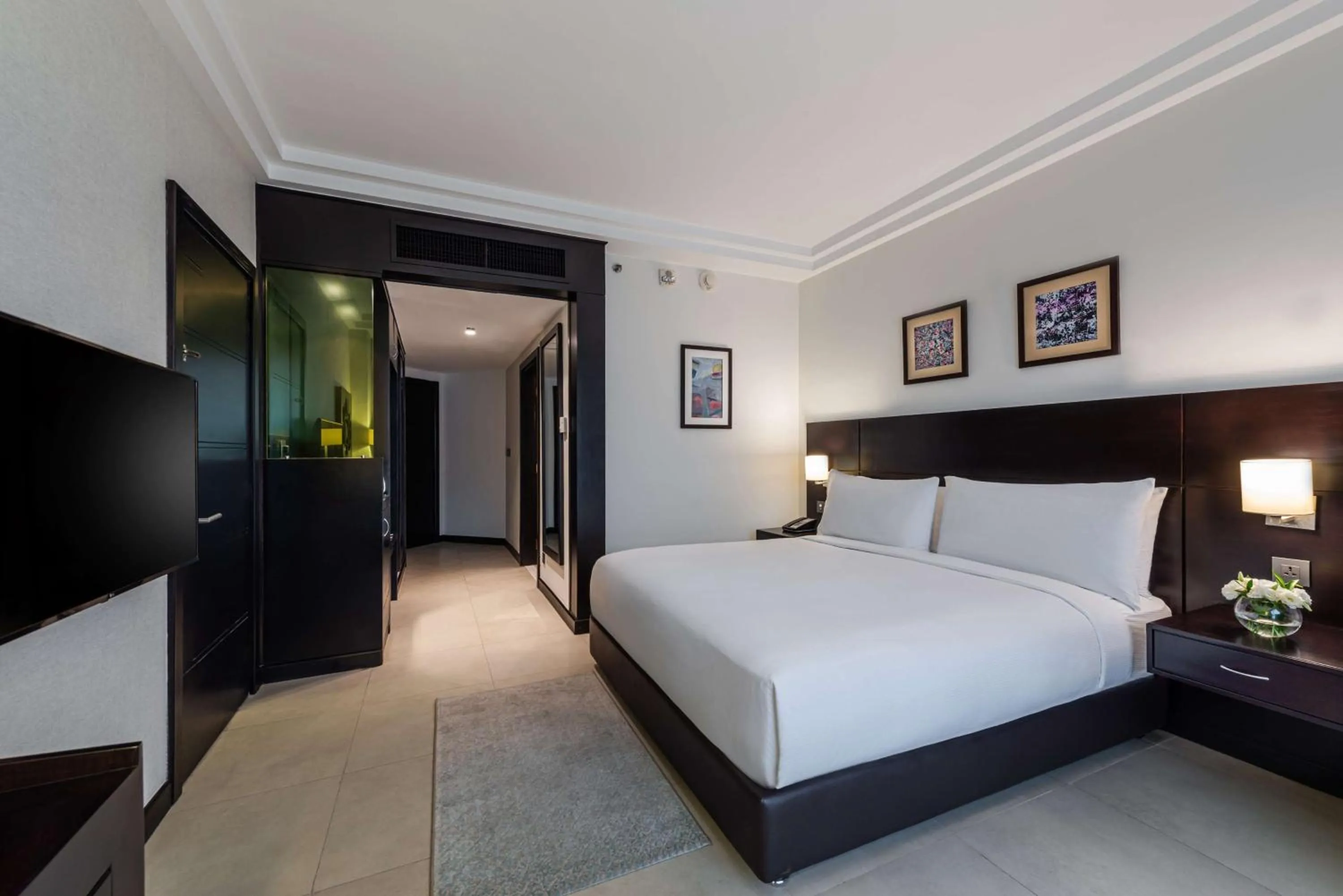 Bed in DoubleTree by Hilton Hotel Aqaba