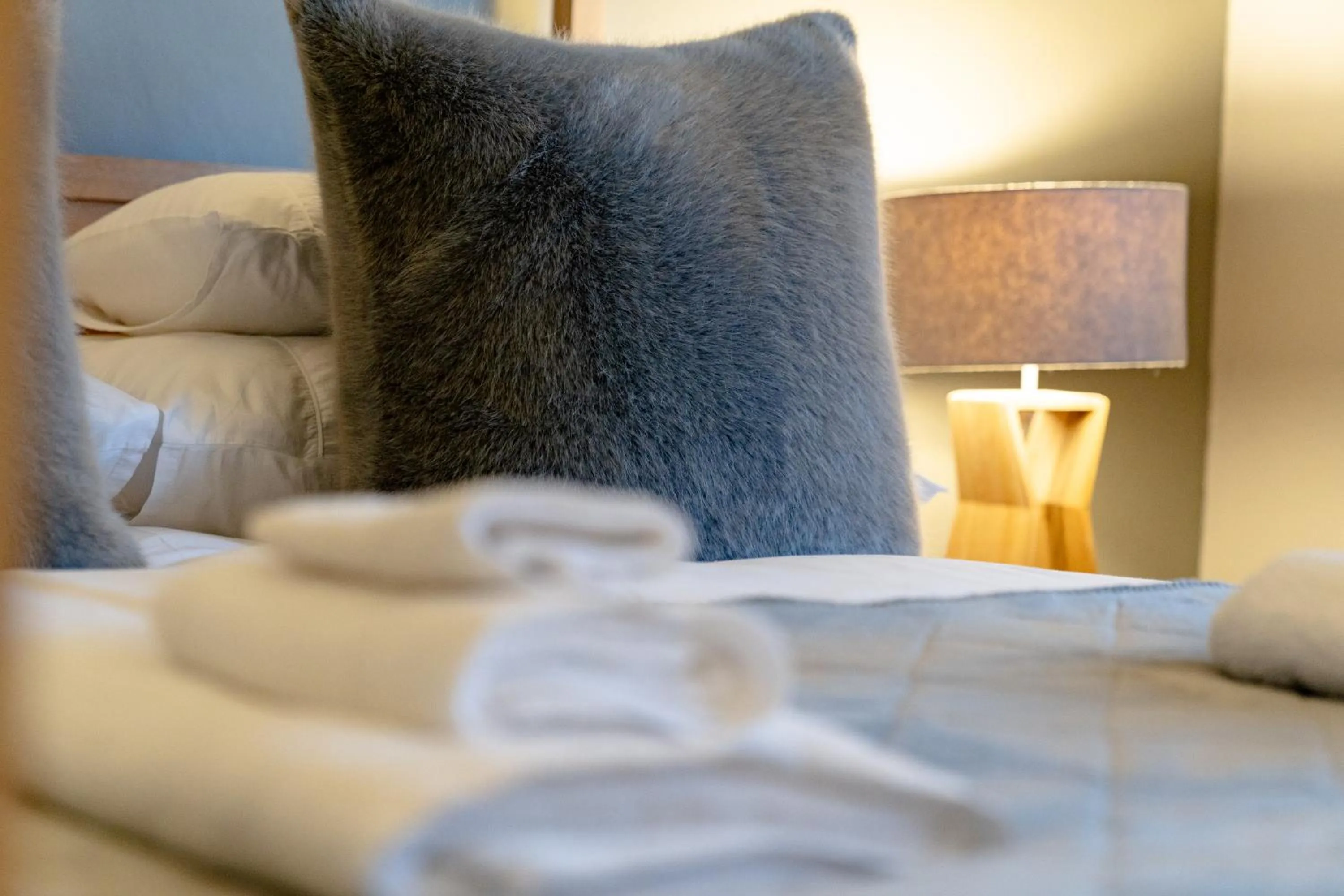 Bed in Boplaas Guesthouse