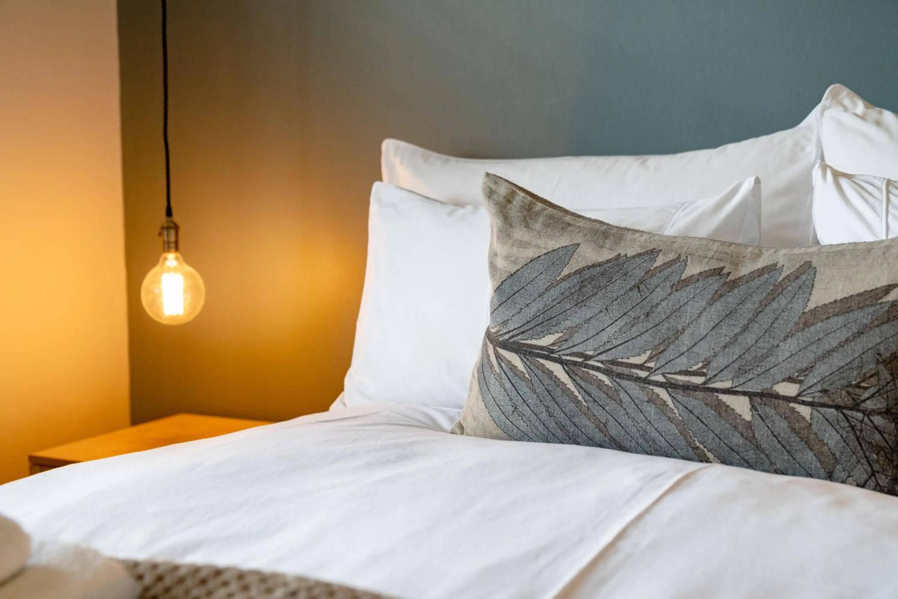 Bed in Boplaas Guesthouse