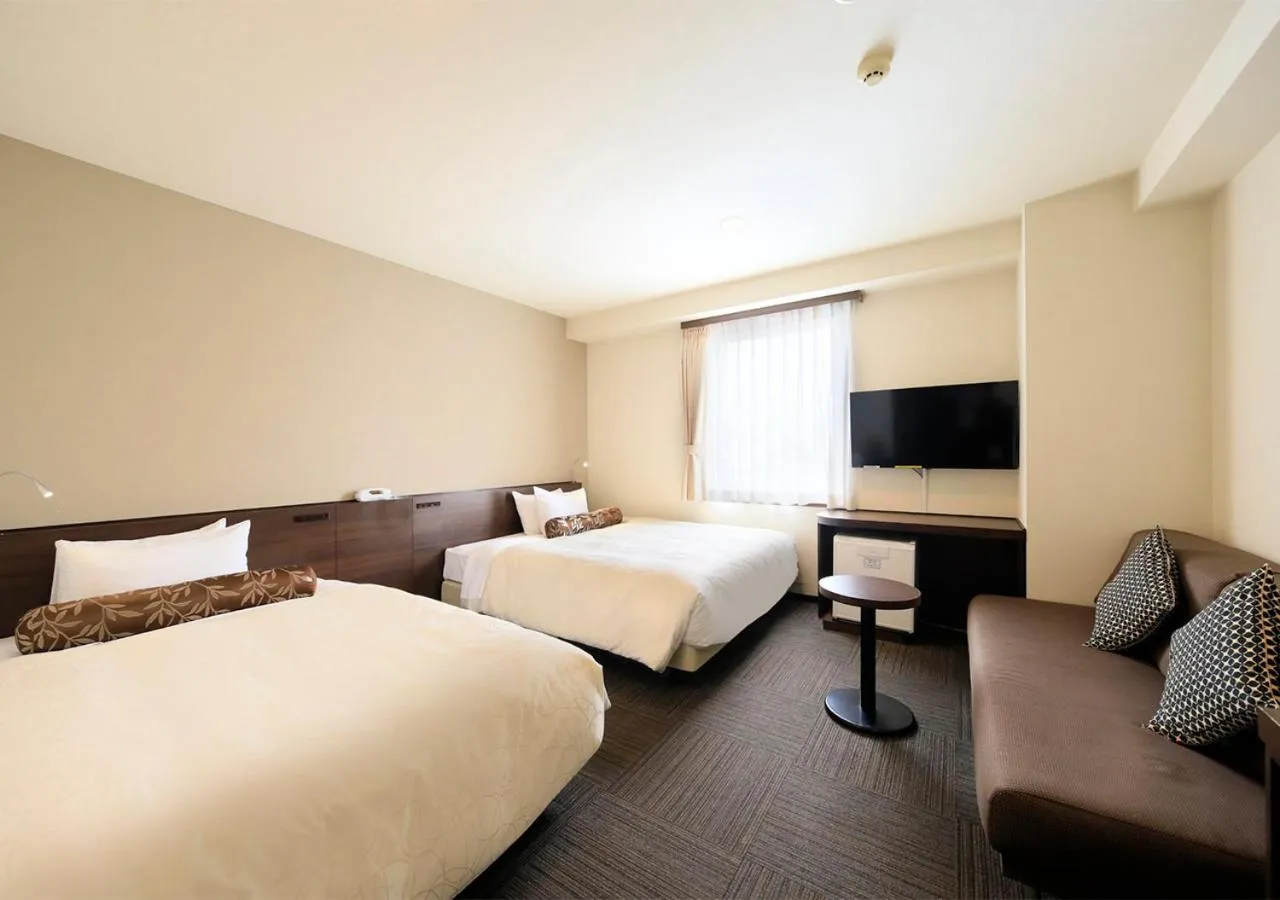 Photo of the whole room, Bed in Aomori Center Hotel
