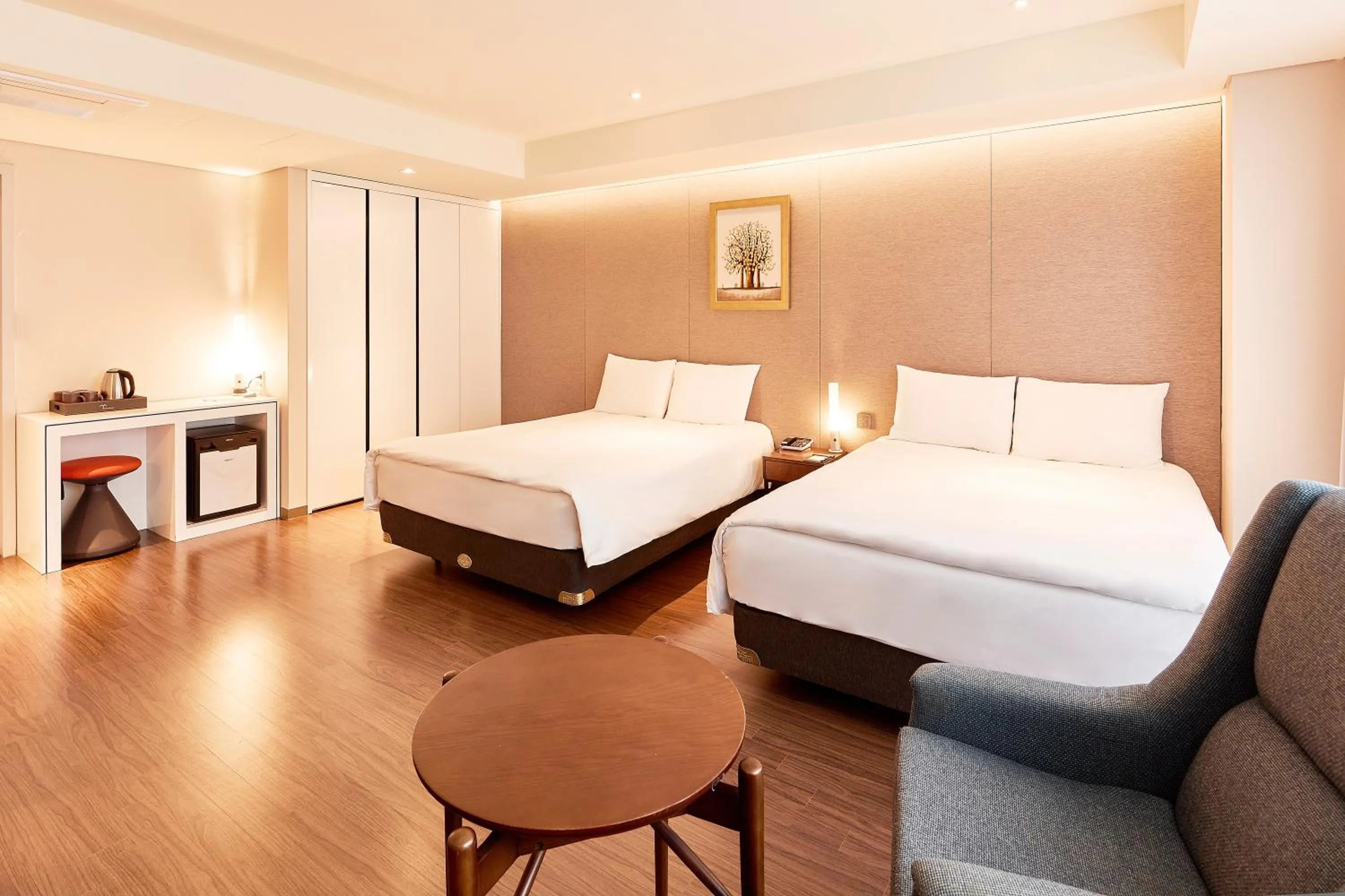 Bed in Hotel Thomas Myeongdong