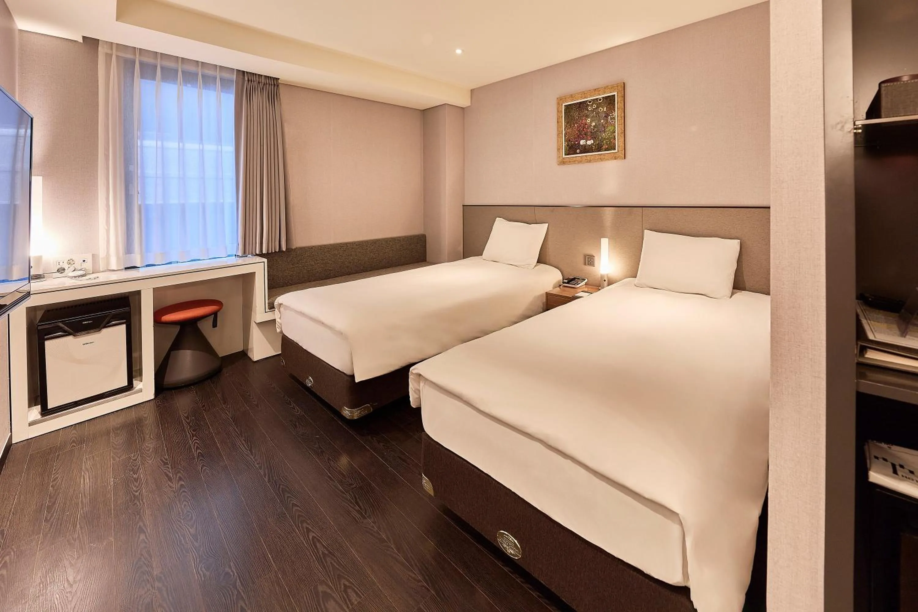 Bed in Hotel Thomas Myeongdong