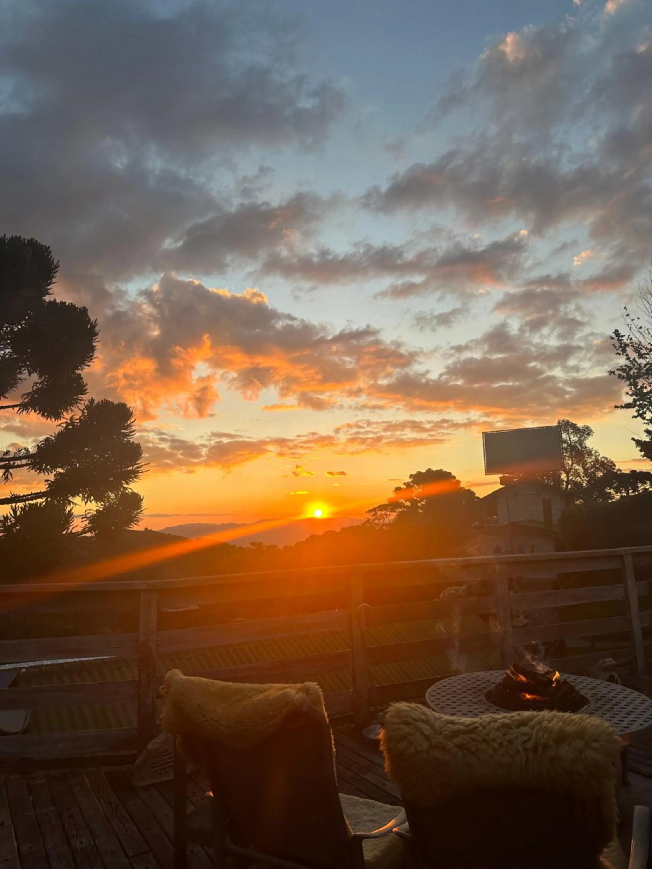 Sunset in Pousada Alto Da Boa Vista