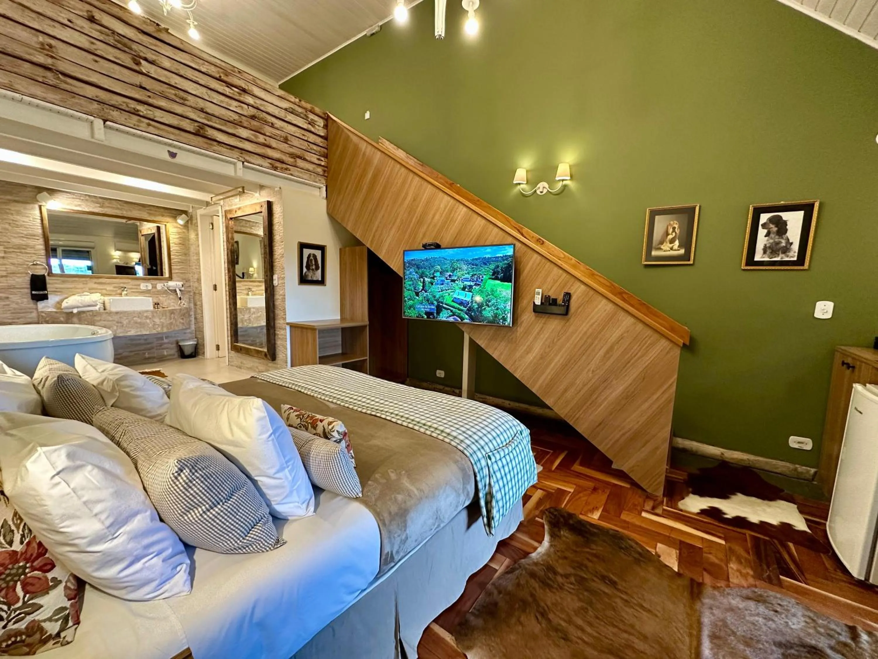 Bed in Pousada Alto Da Boa Vista