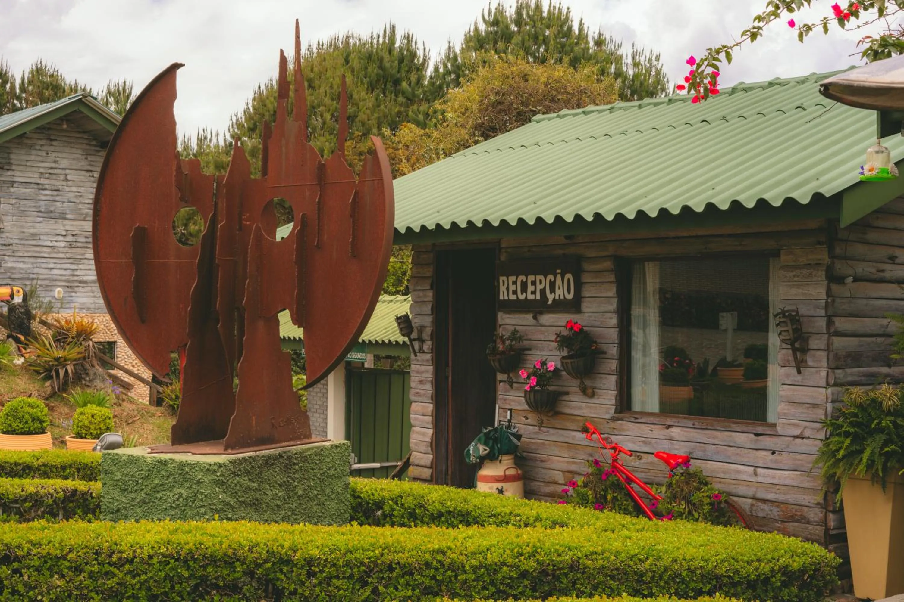 Garden in Pousada Alto Da Boa Vista