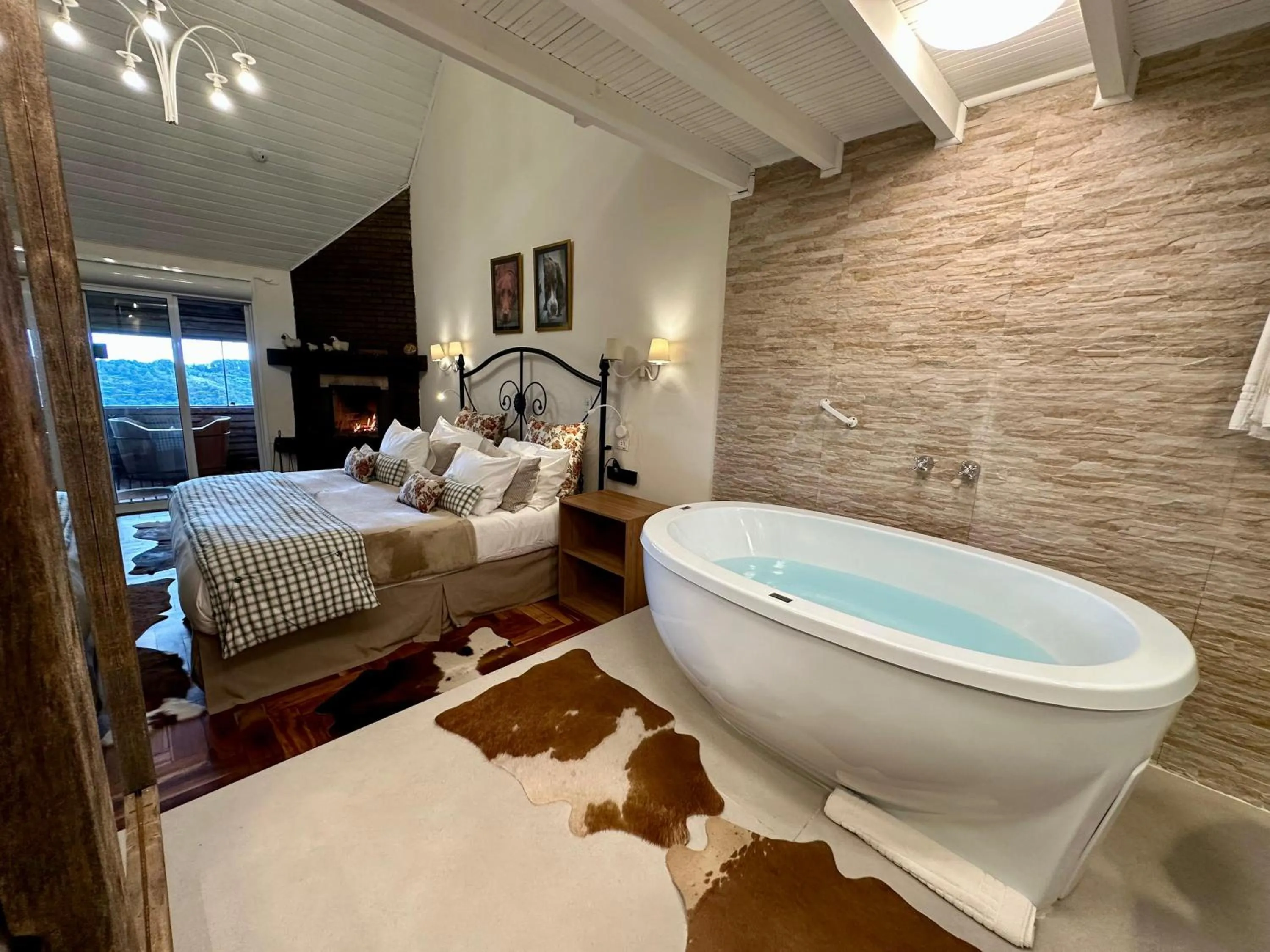 Bed in Pousada Alto Da Boa Vista