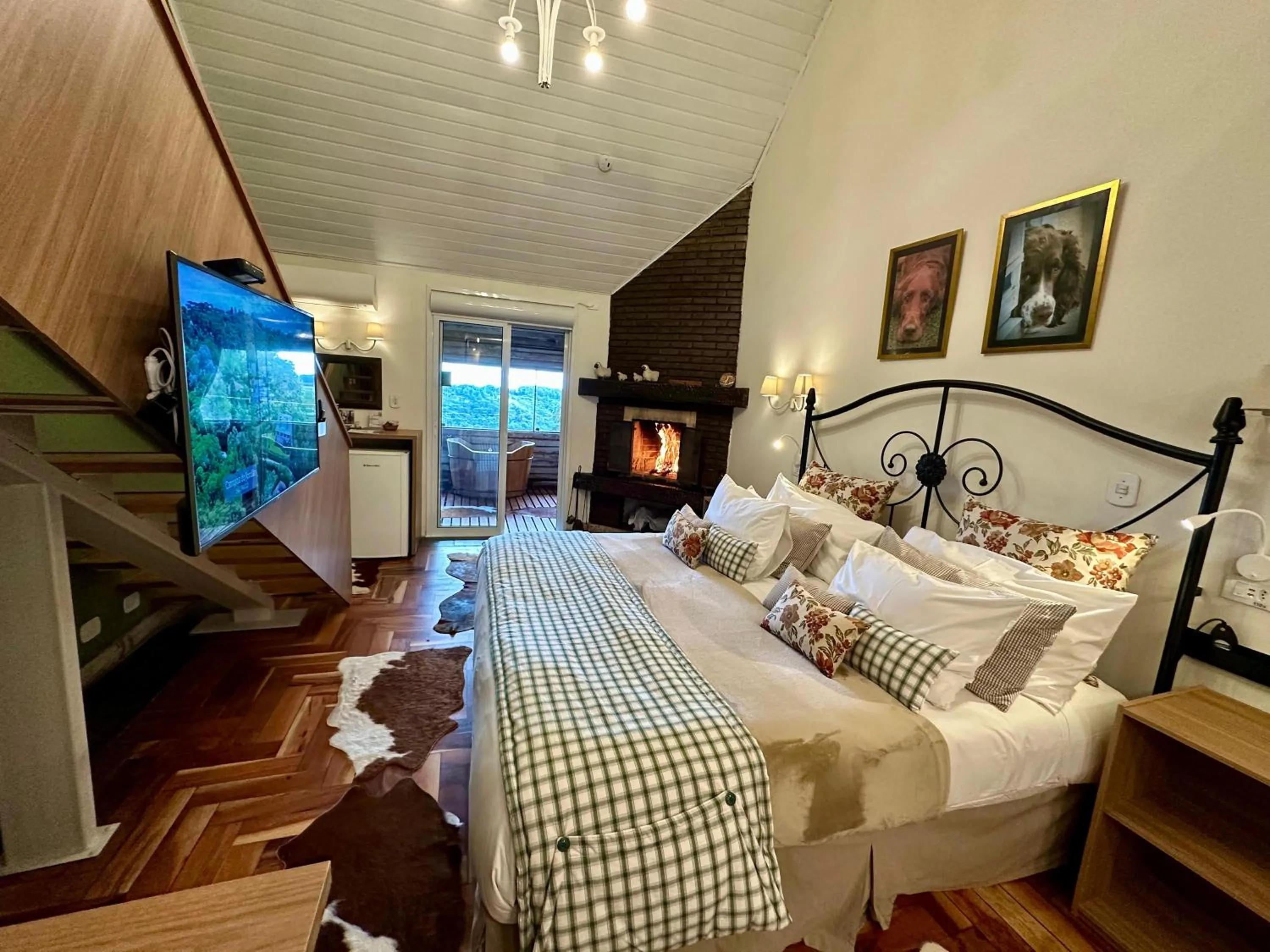 Bed in Pousada Alto Da Boa Vista