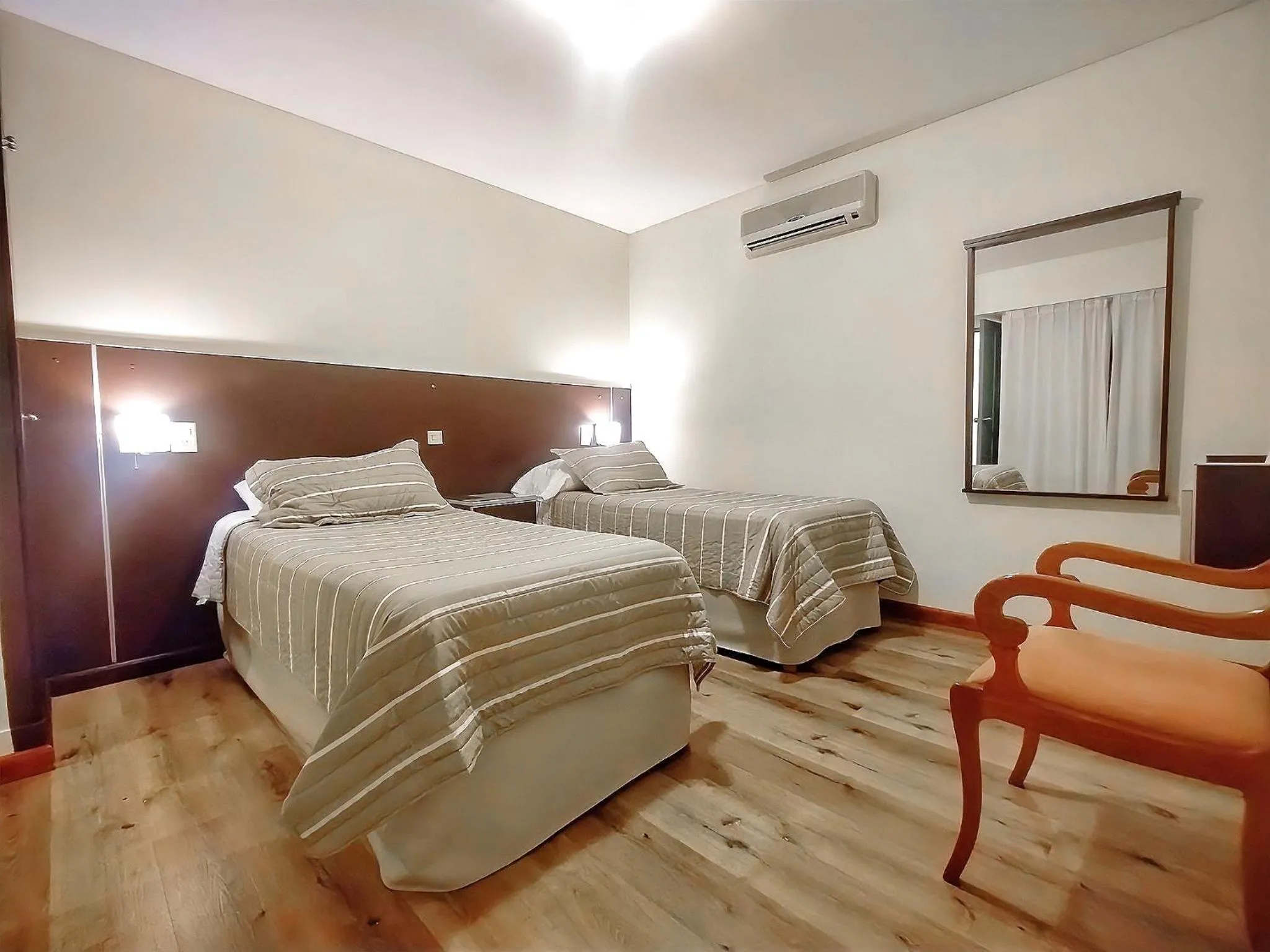 Bed in Cóndor Suites Apart Hotel