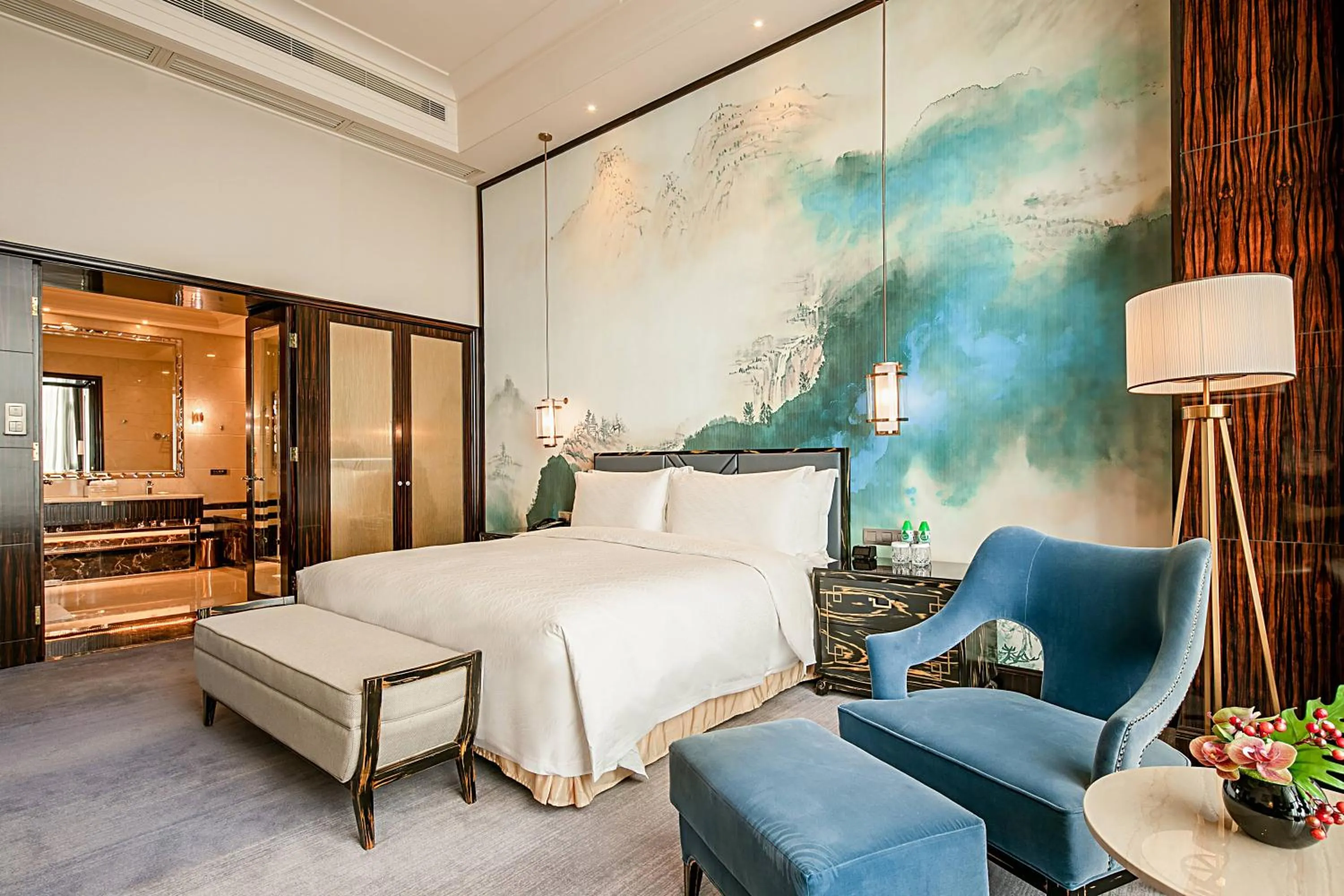 Bedroom, Bed in Chateau Star River Shaanxi