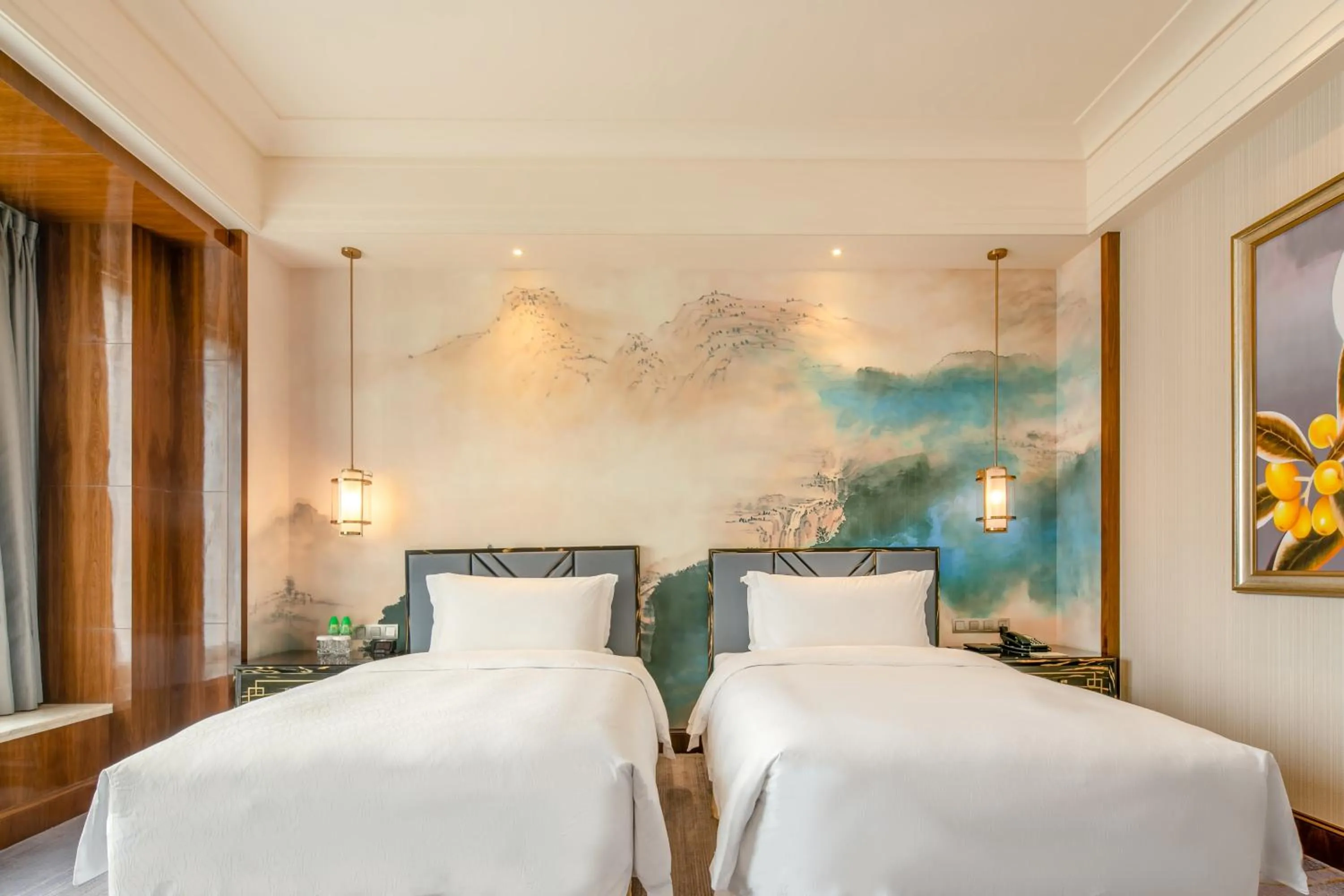 Bedroom, Bed in Chateau Star River Shaanxi